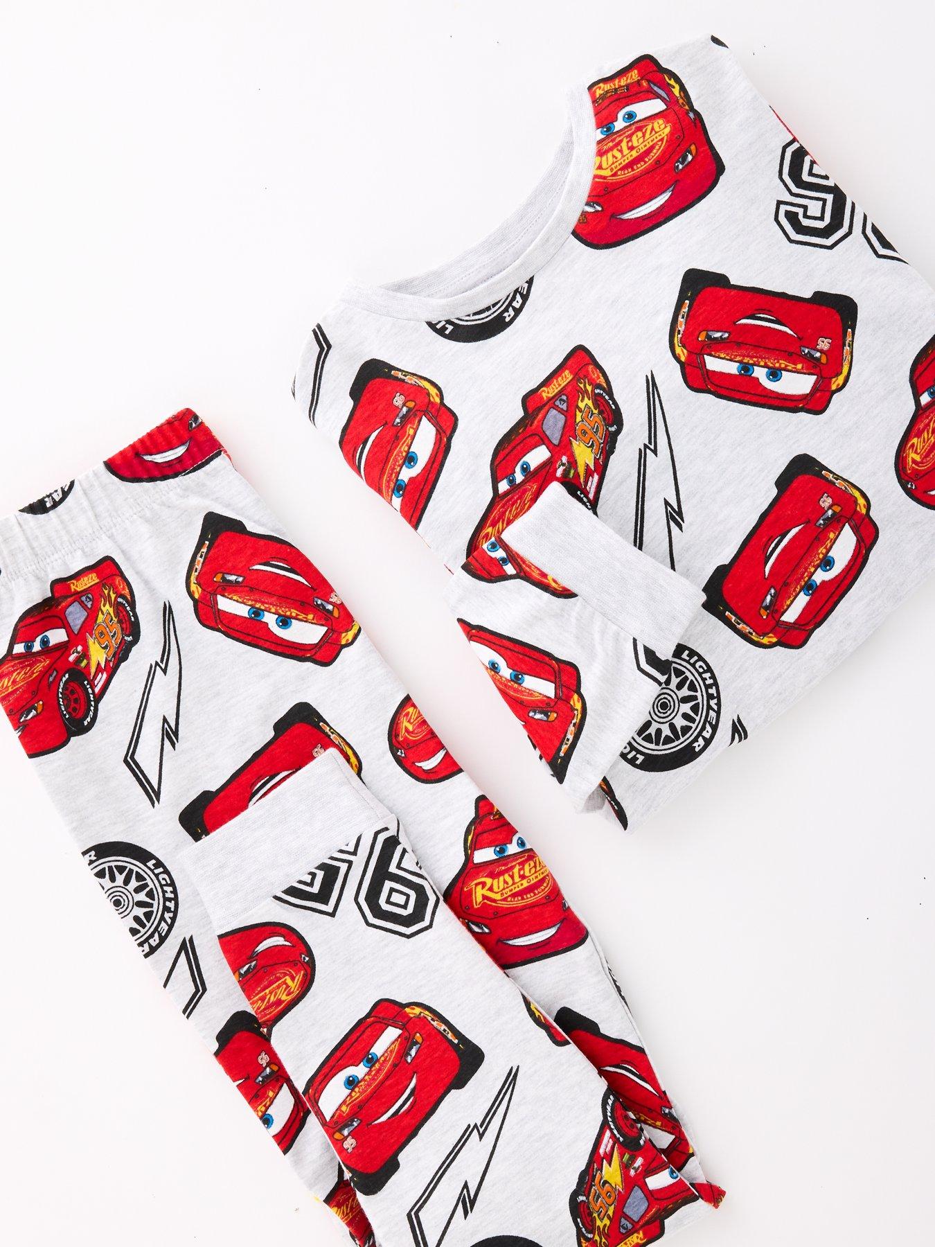  image of disney-cars-all-over-print-pyjamas-red