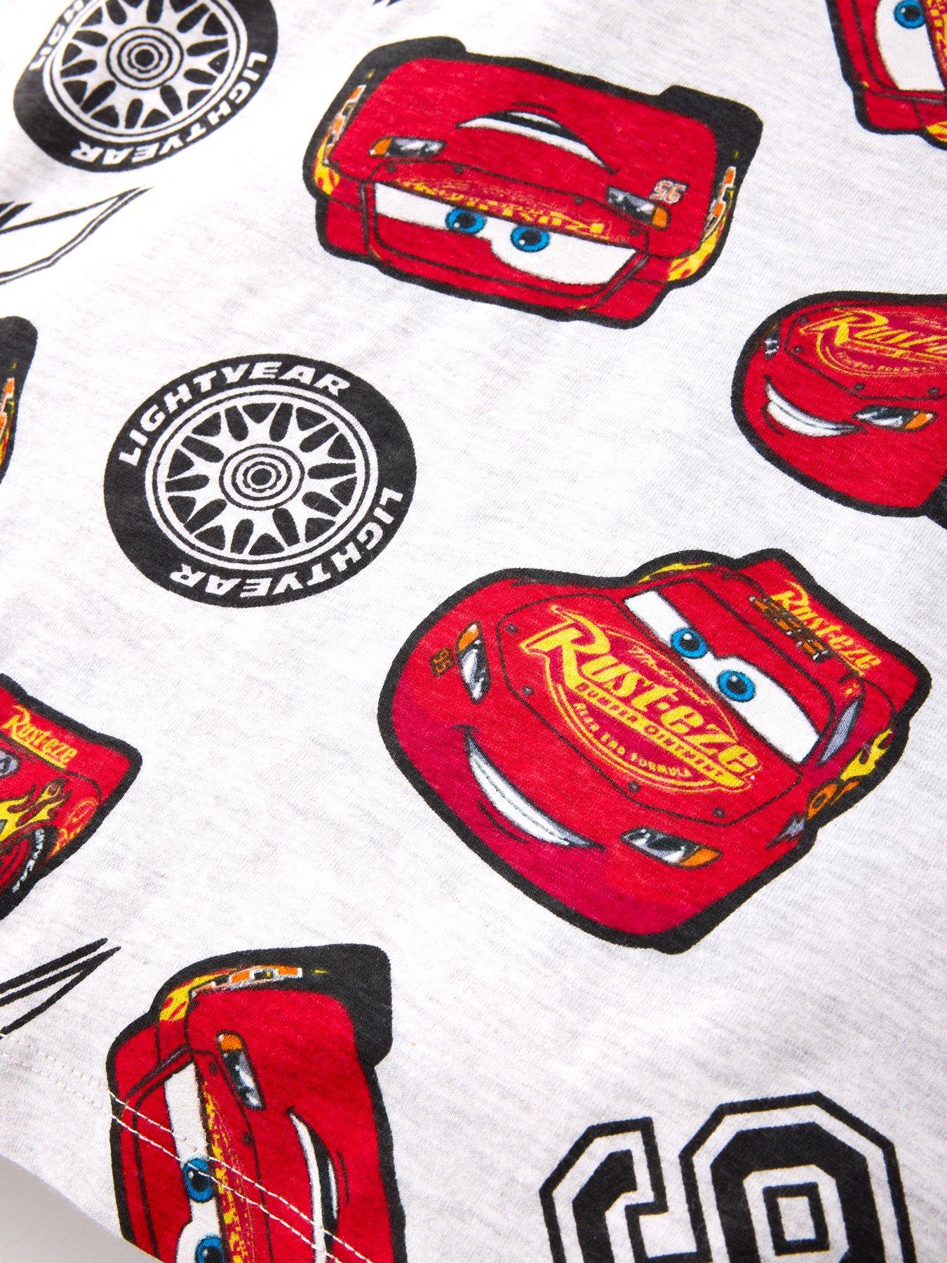  image of disney-cars-all-over-print-pyjamas-red