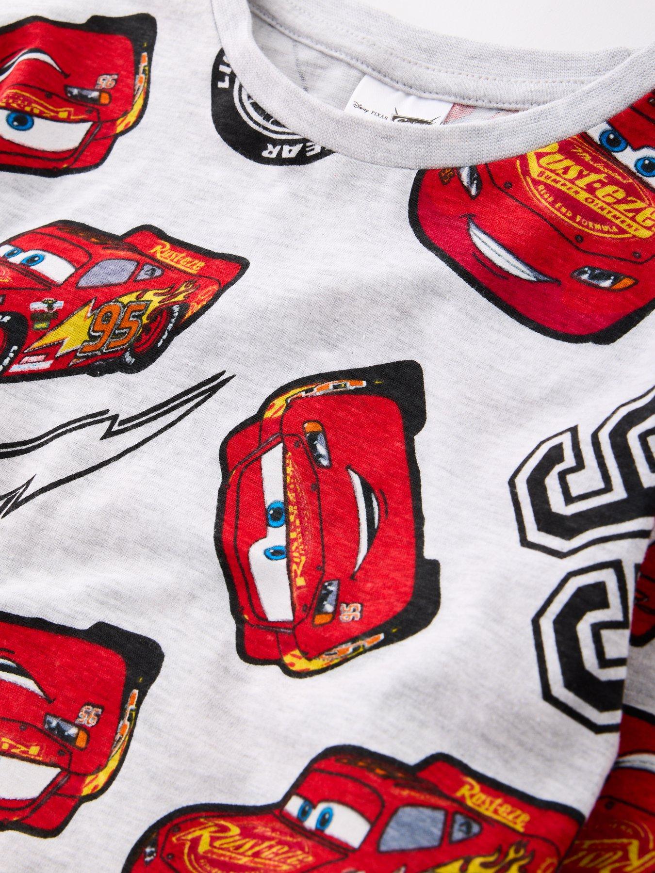  image of disney-cars-all-over-print-pyjamas-red
