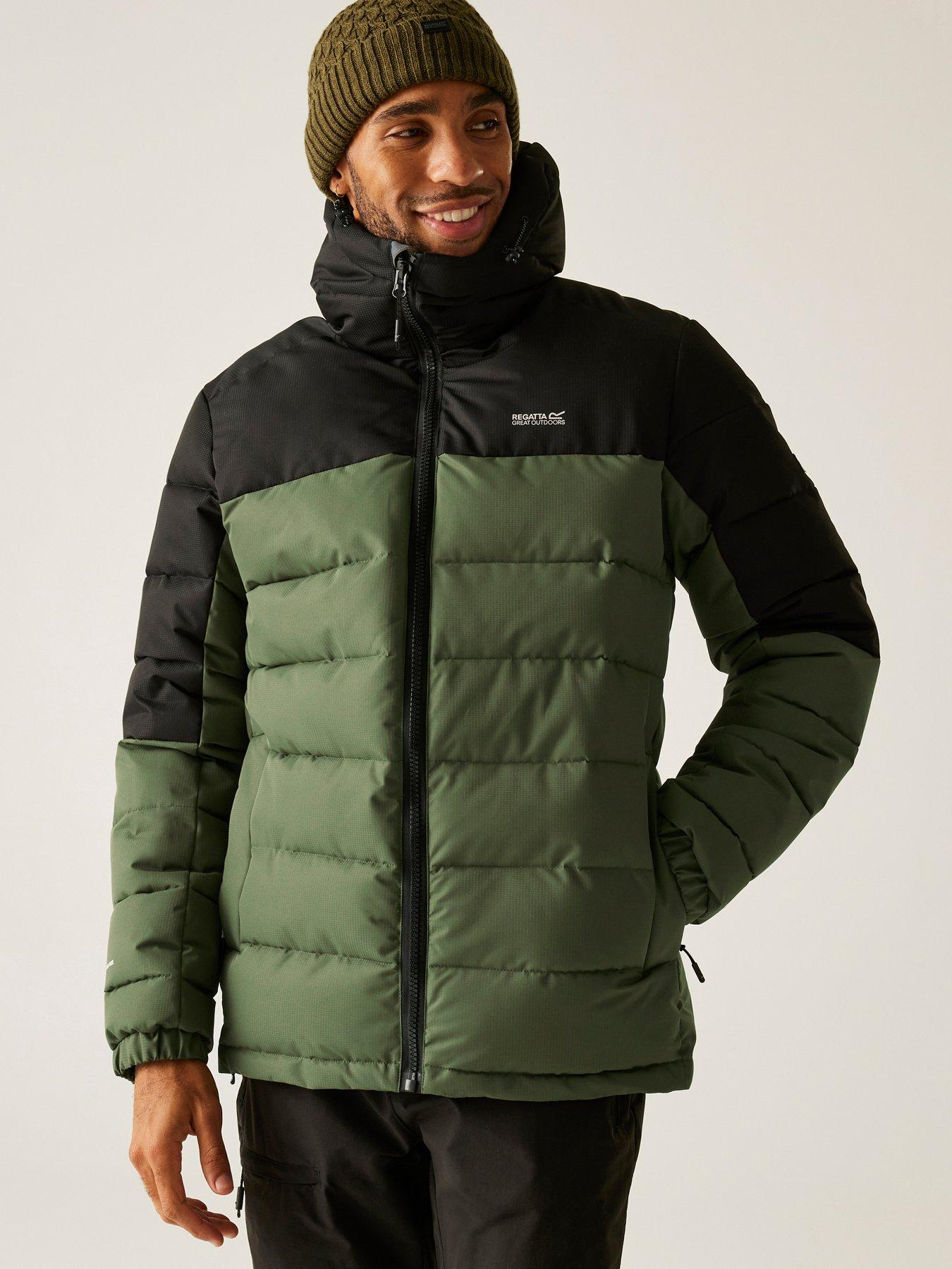  image of regatta-mens-aldthorn-padded-jacket-green