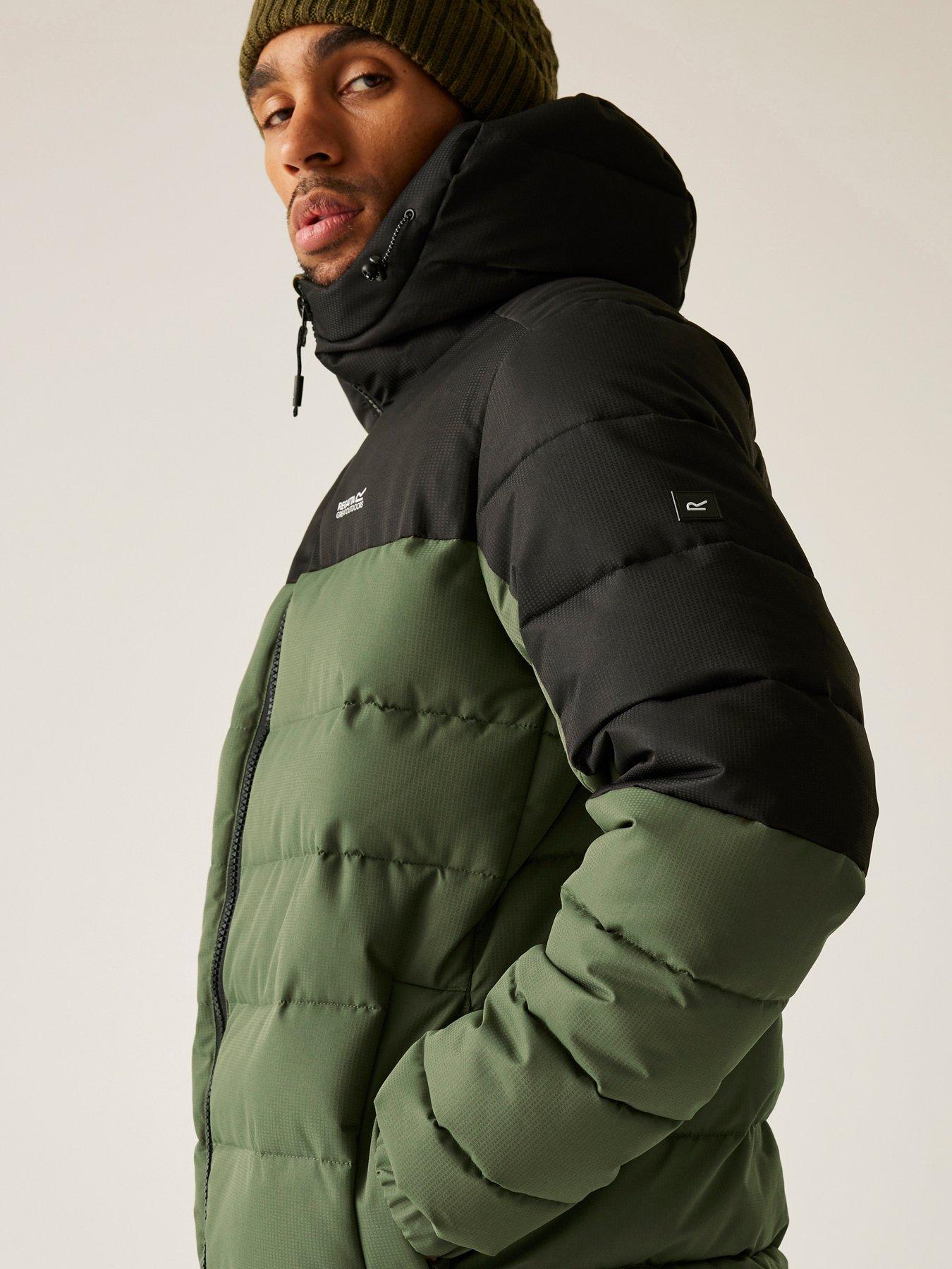  image of regatta-mens-aldthorn-padded-jacket-green