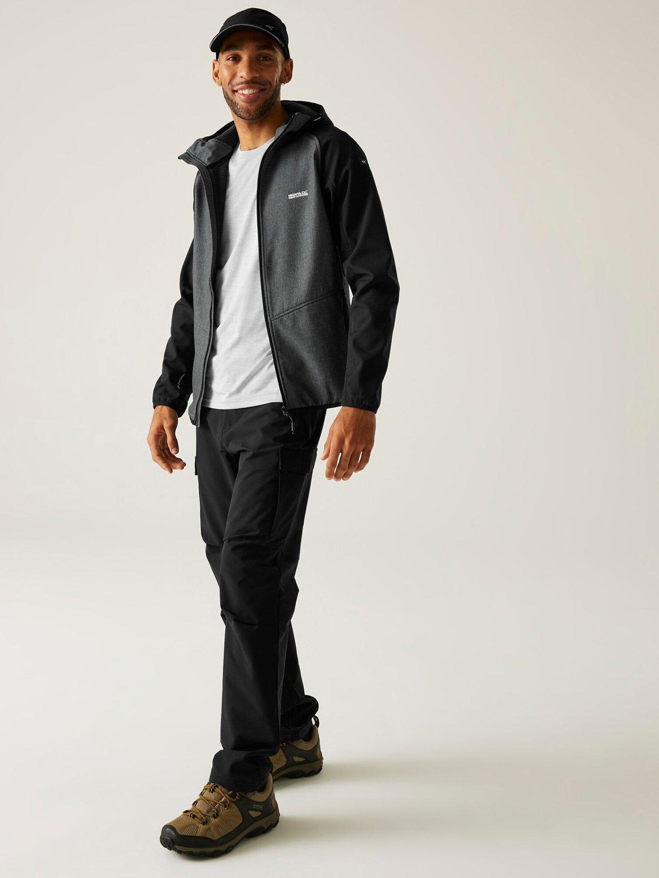 stillFront image of regatta-mens-arec-iii-softshell-jacket-grey