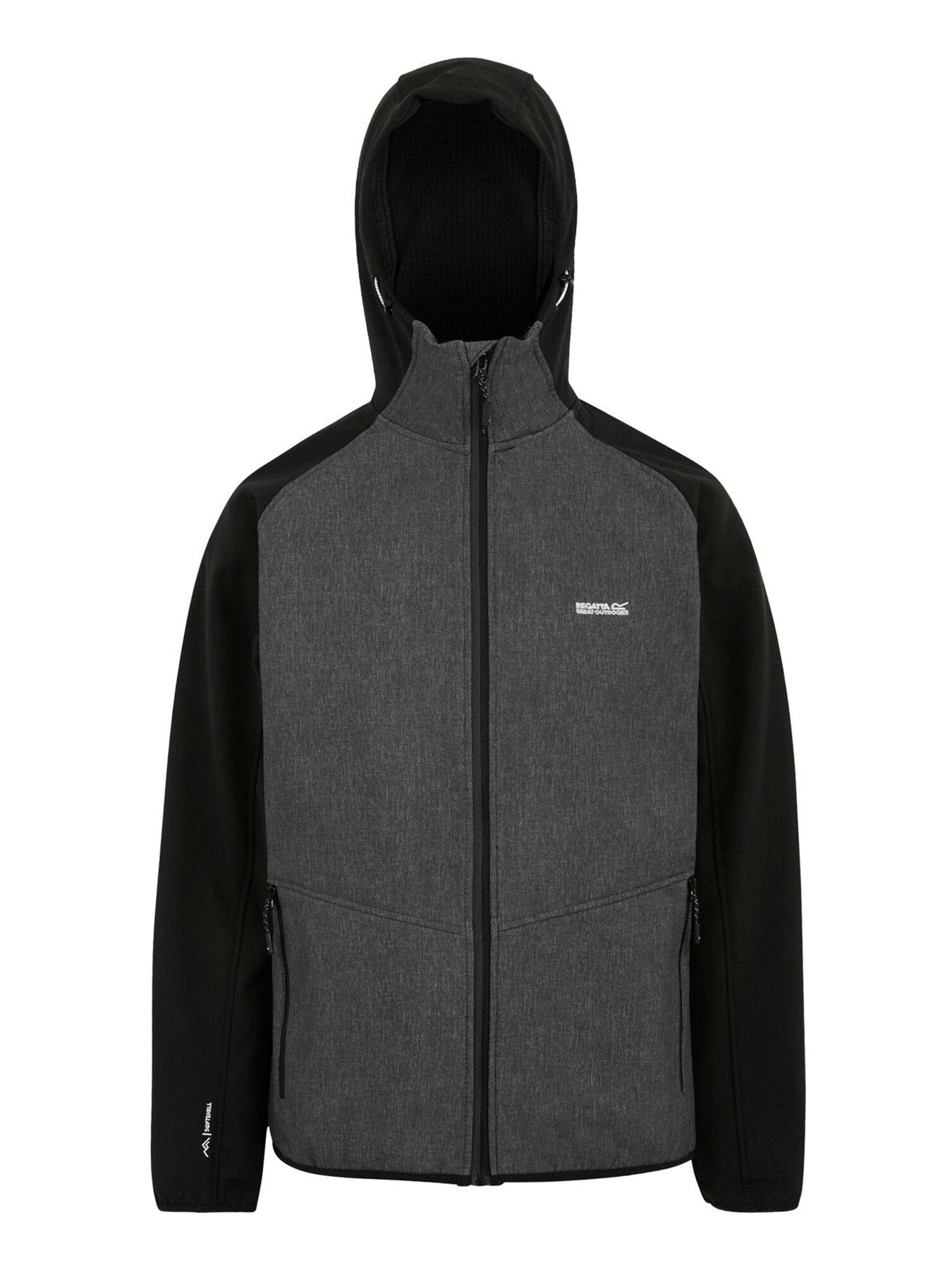 image of regatta-mens-arec-iii-softshell-jacket-grey