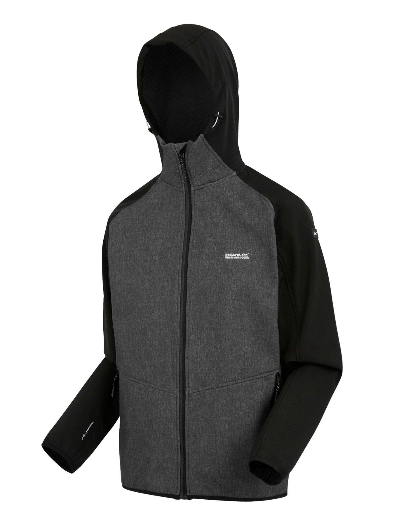  image of regatta-mens-arec-iii-softshell-jacket-grey