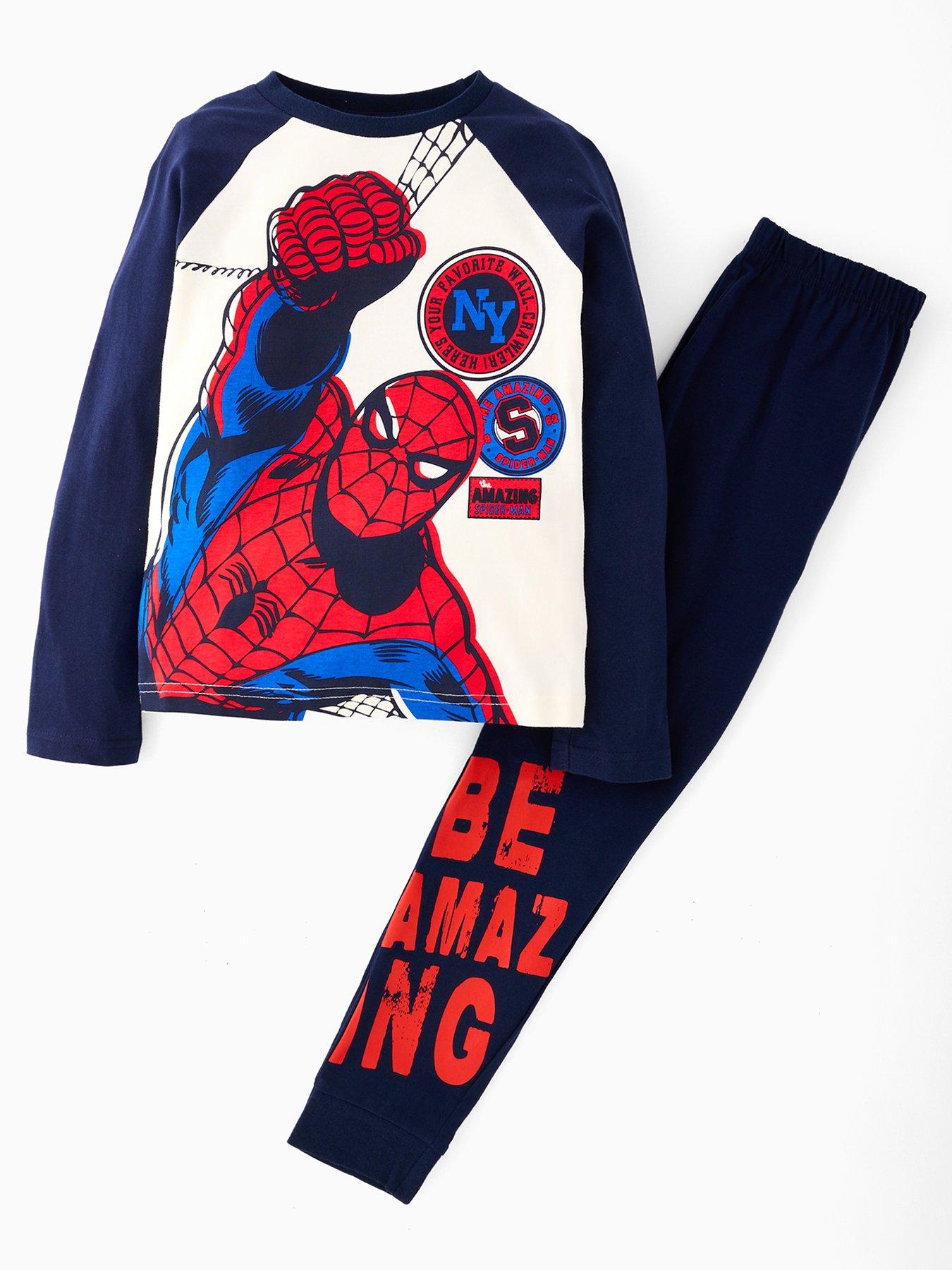 spiderman-pyjamas-black