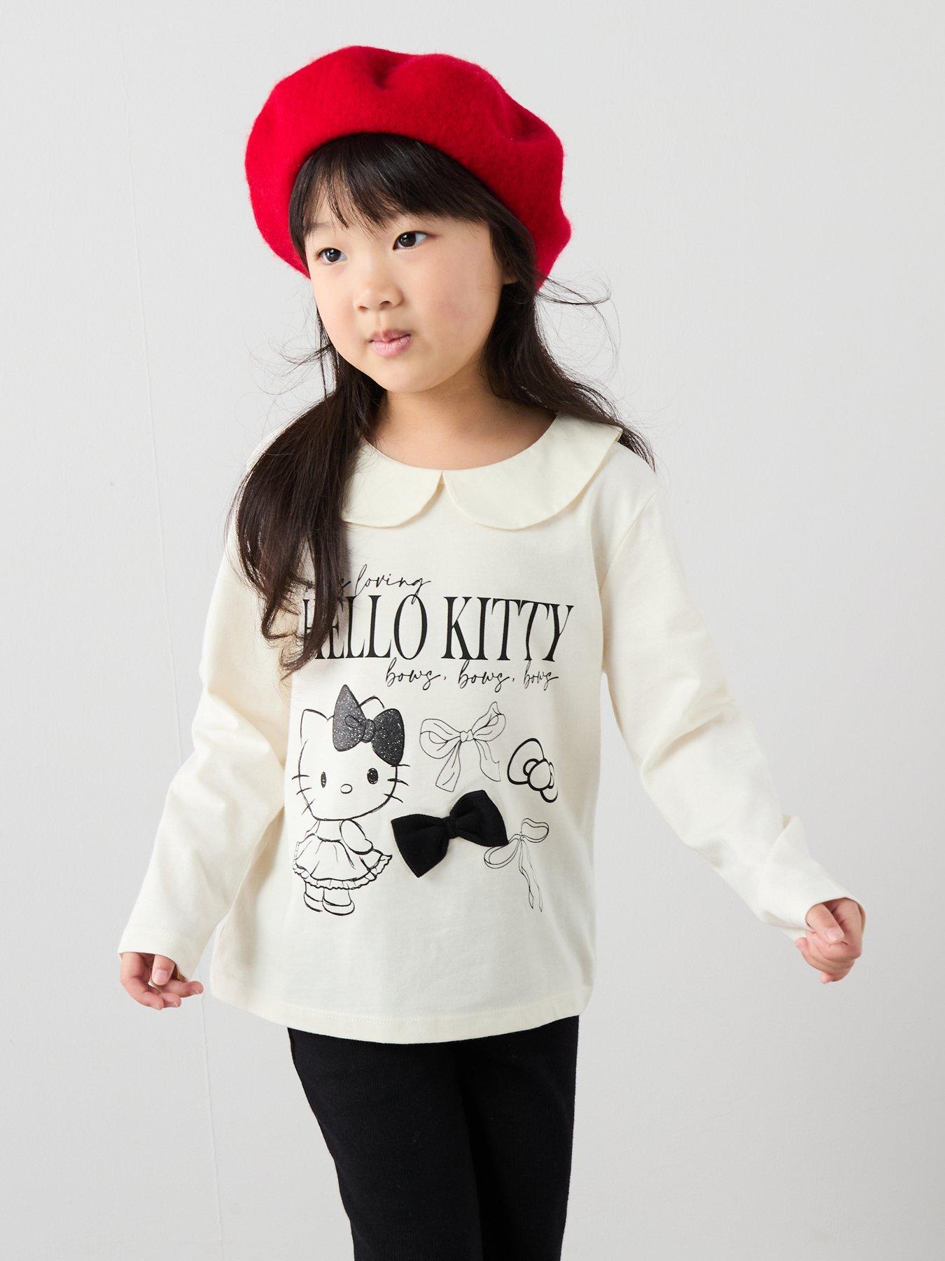  image of hello-kitty-collar-legging-set-light-cream
