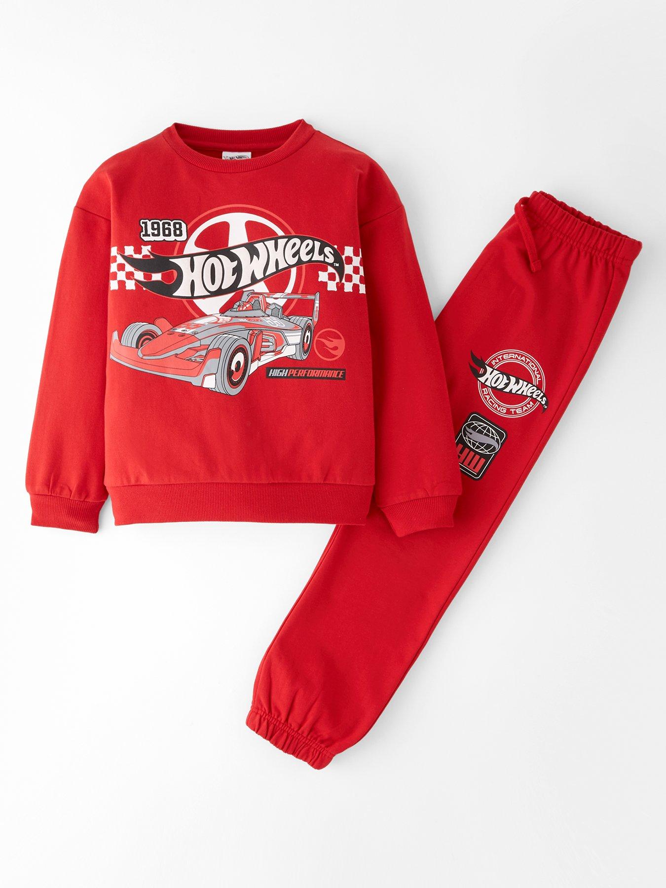 The Very Collection Hot Wheels Sweat Set - Red