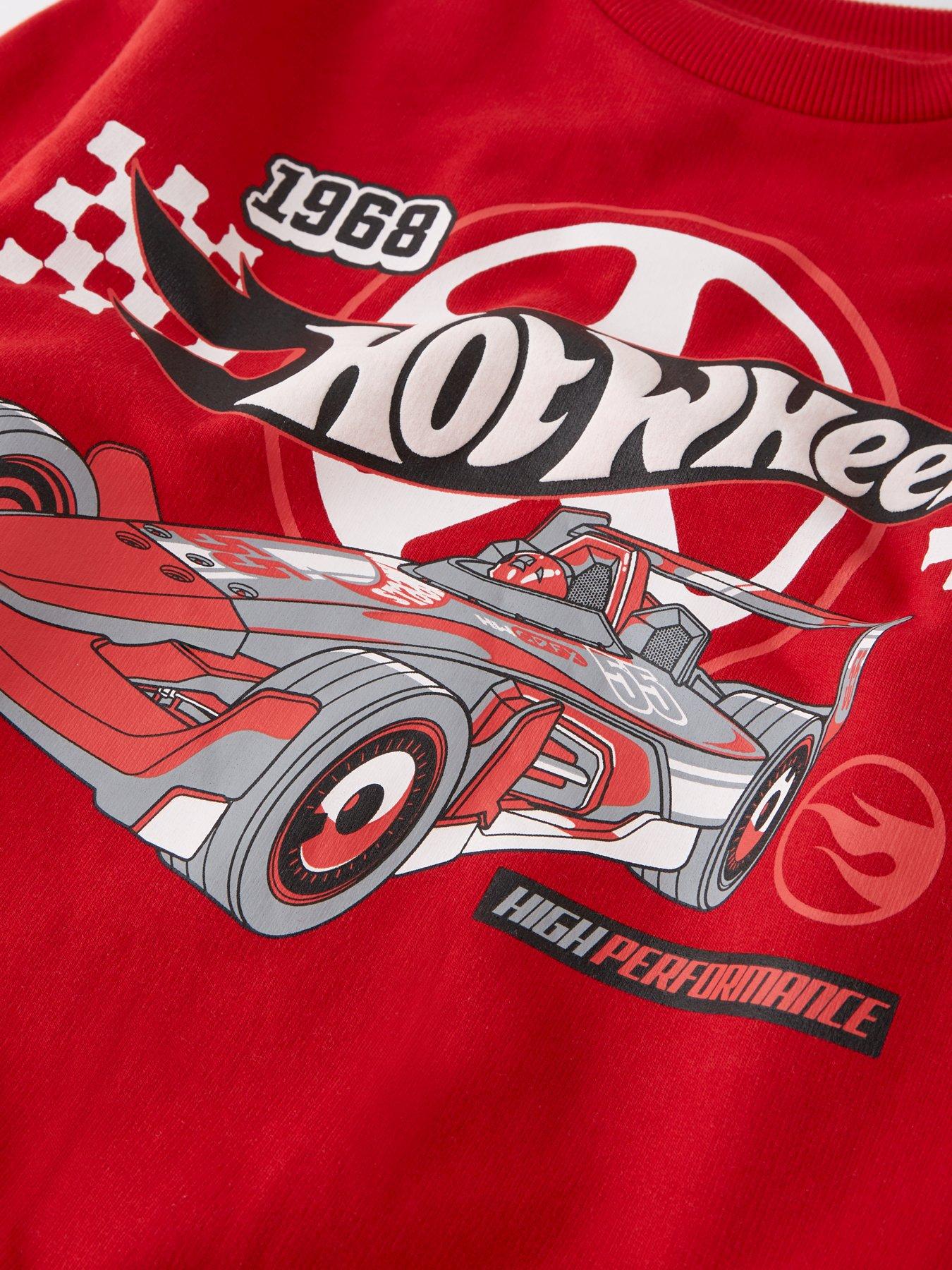 Image 3 of 4 of Hot Wheels Hot Wheels Sweat Set - Red