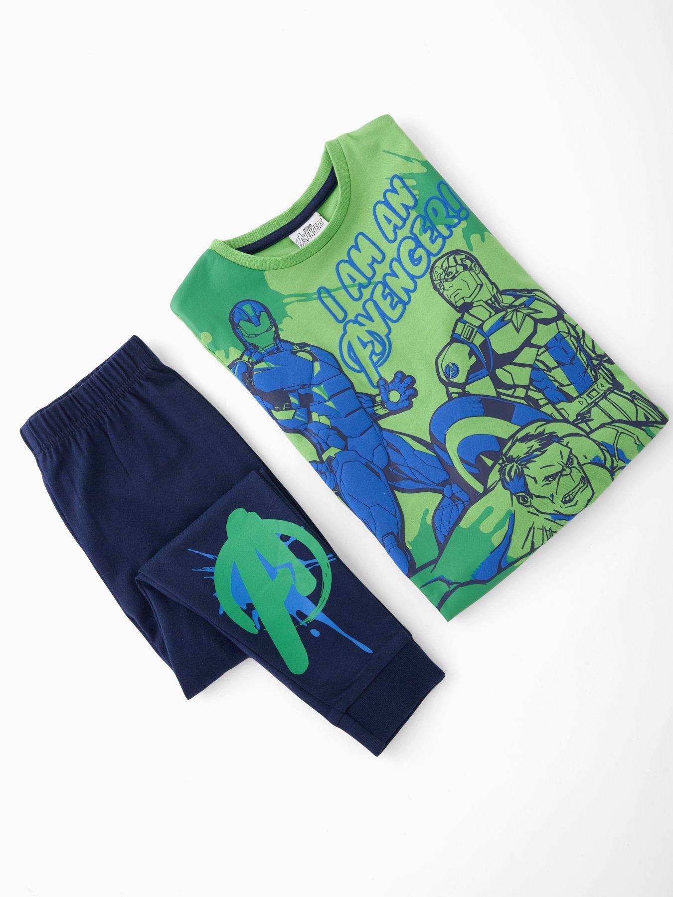  image of marvel-avengers-pyjamas-green