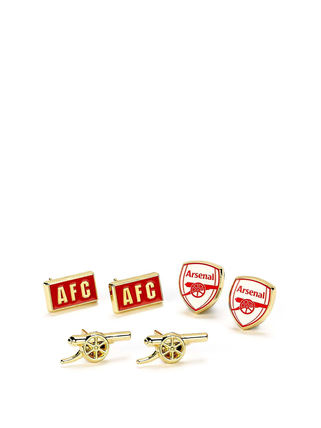 Image 1 of 3 of Arsenal Stud Earring Set - Gold Finish
