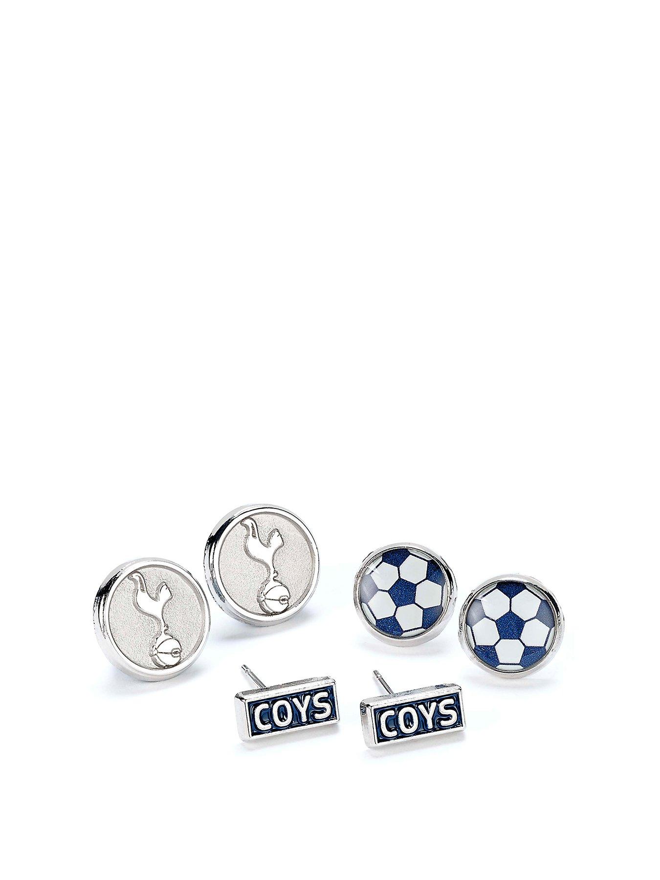 Image 1 of 3 of Tottenham Hotspur FC Stud Earring Set