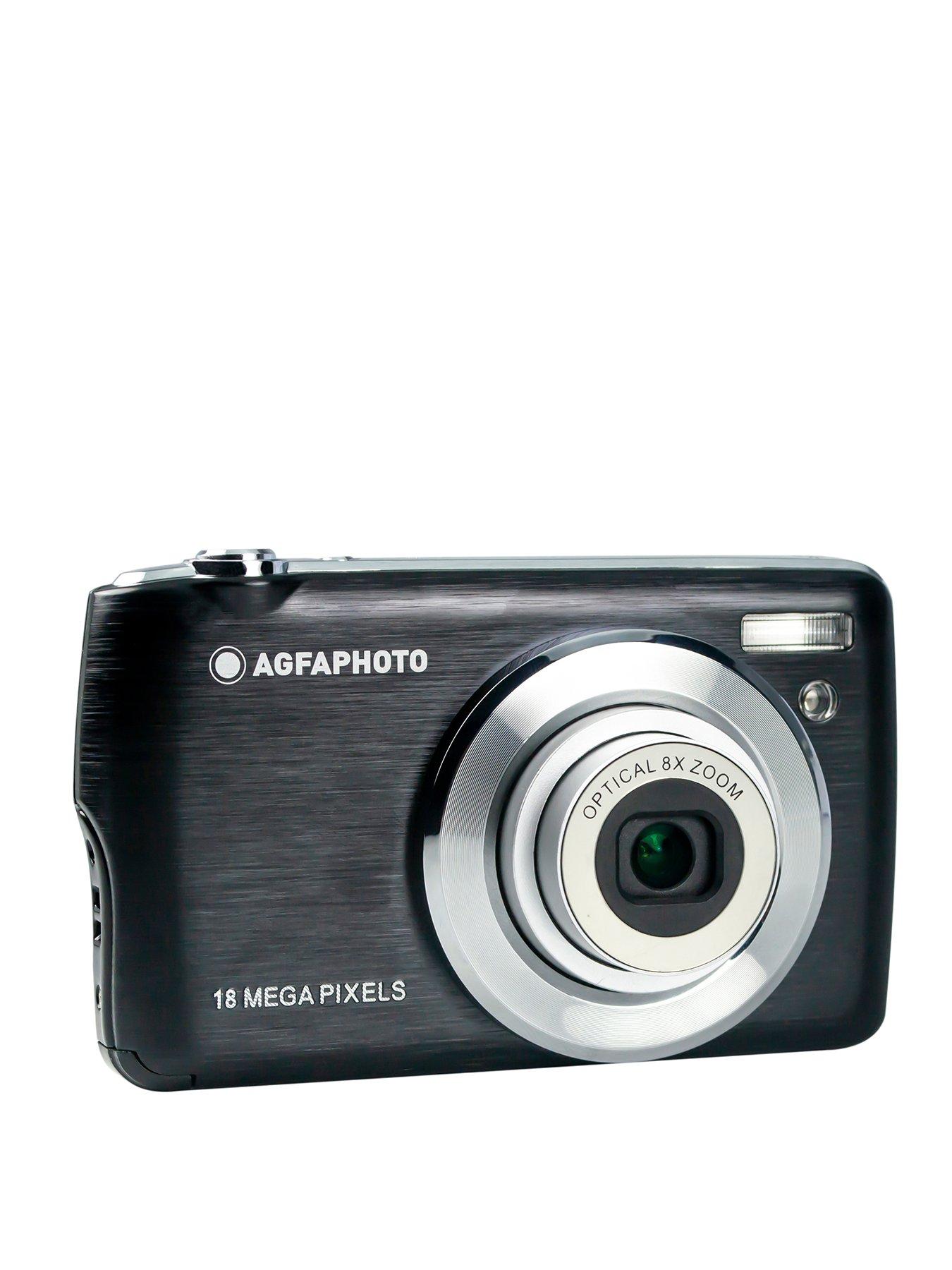  image of agfa-agfa-dc8200-camera-kit-with-sandisk-32gb-sd-card-reader-amp-shoulder-bag-black