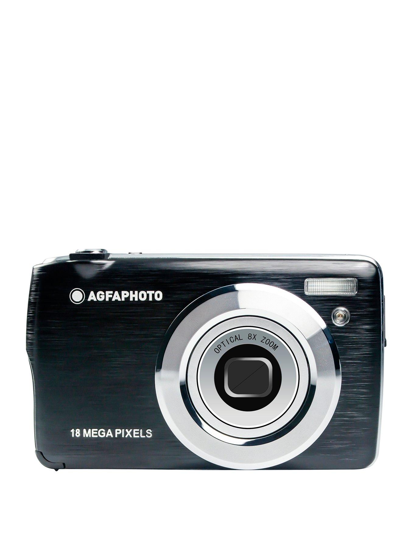  image of agfa-agfa-dc8200-camera-kit-with-sandisk-32gb-sd-card-reader-amp-shoulder-bag-black