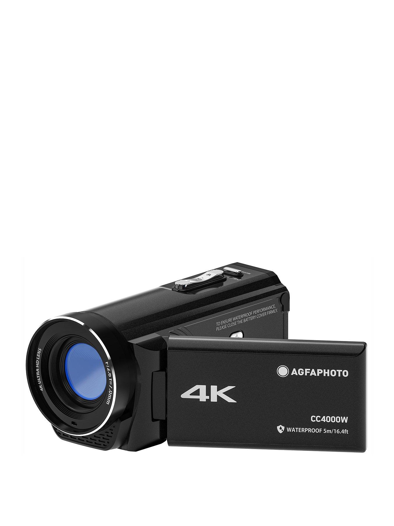Agfa Photo Realimove CC4000W 4K Waterproof Camcorder - Black
