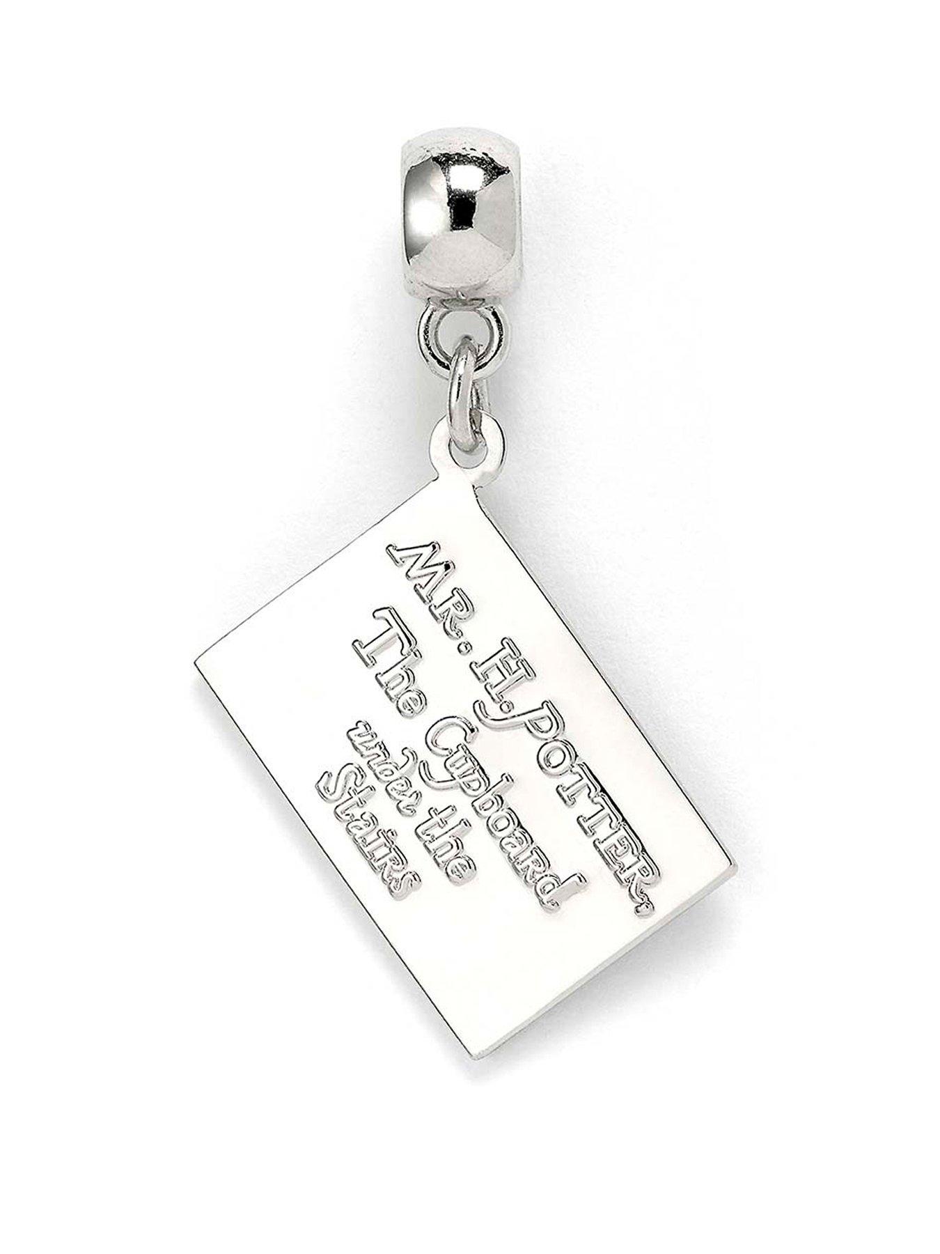 undefined Hogwarts Acceptance Letter Slider Charm Silver