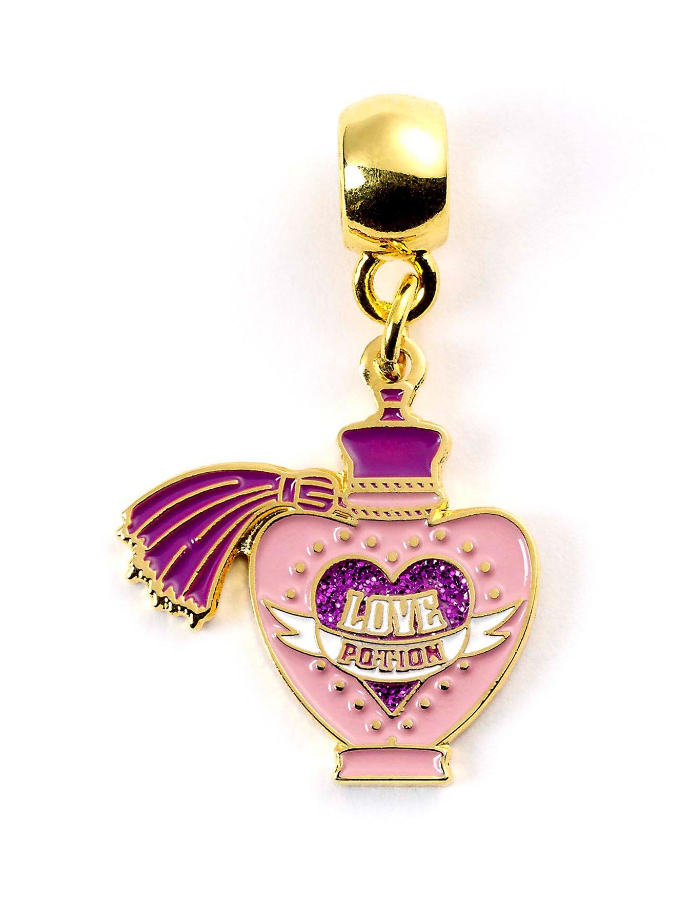 Image 1 of 2 of Harry Potter Love Potion Slider Charm Gold