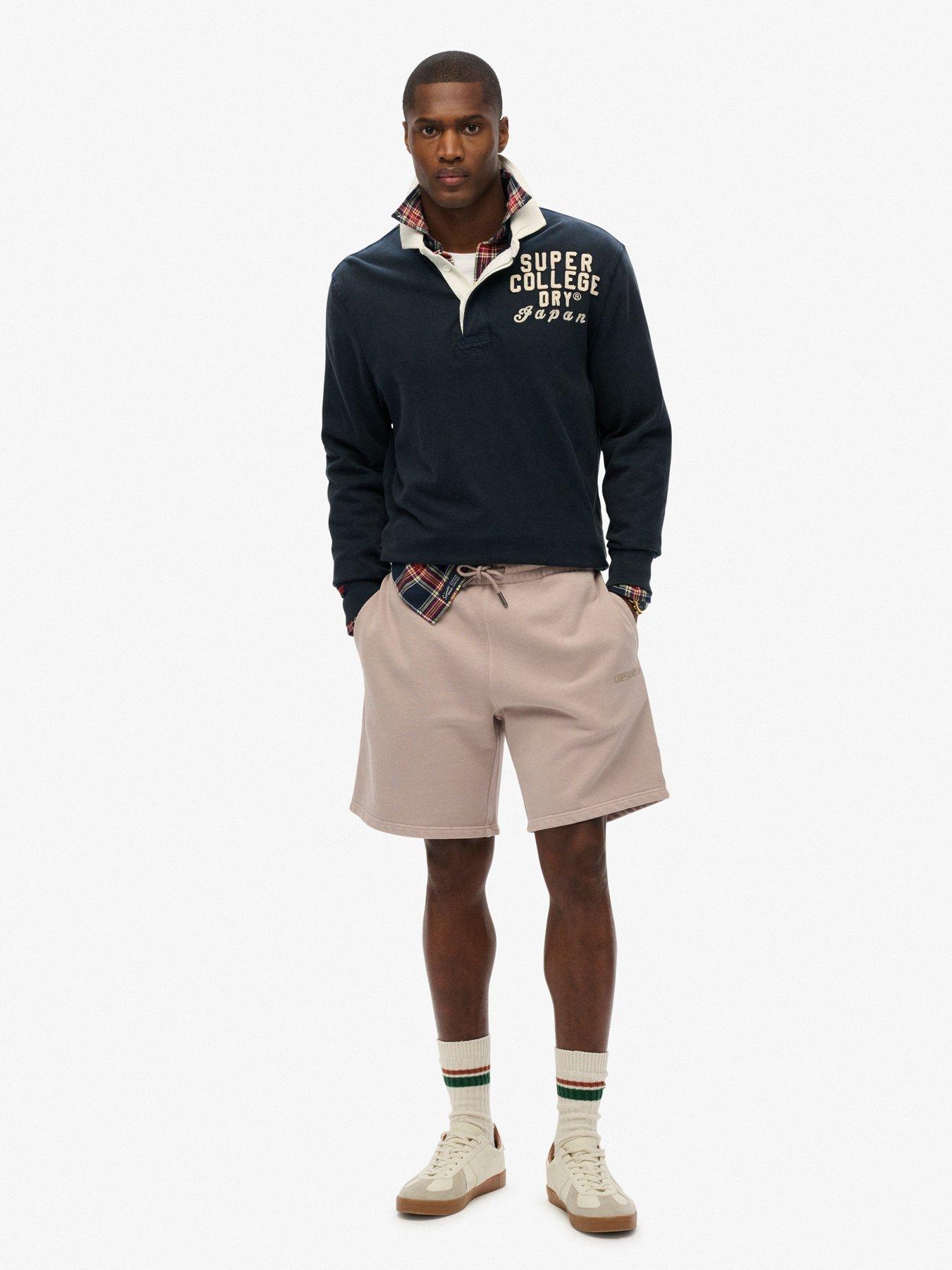Image 3 of 6 of Superdry Micro Logo Shorts - Beige