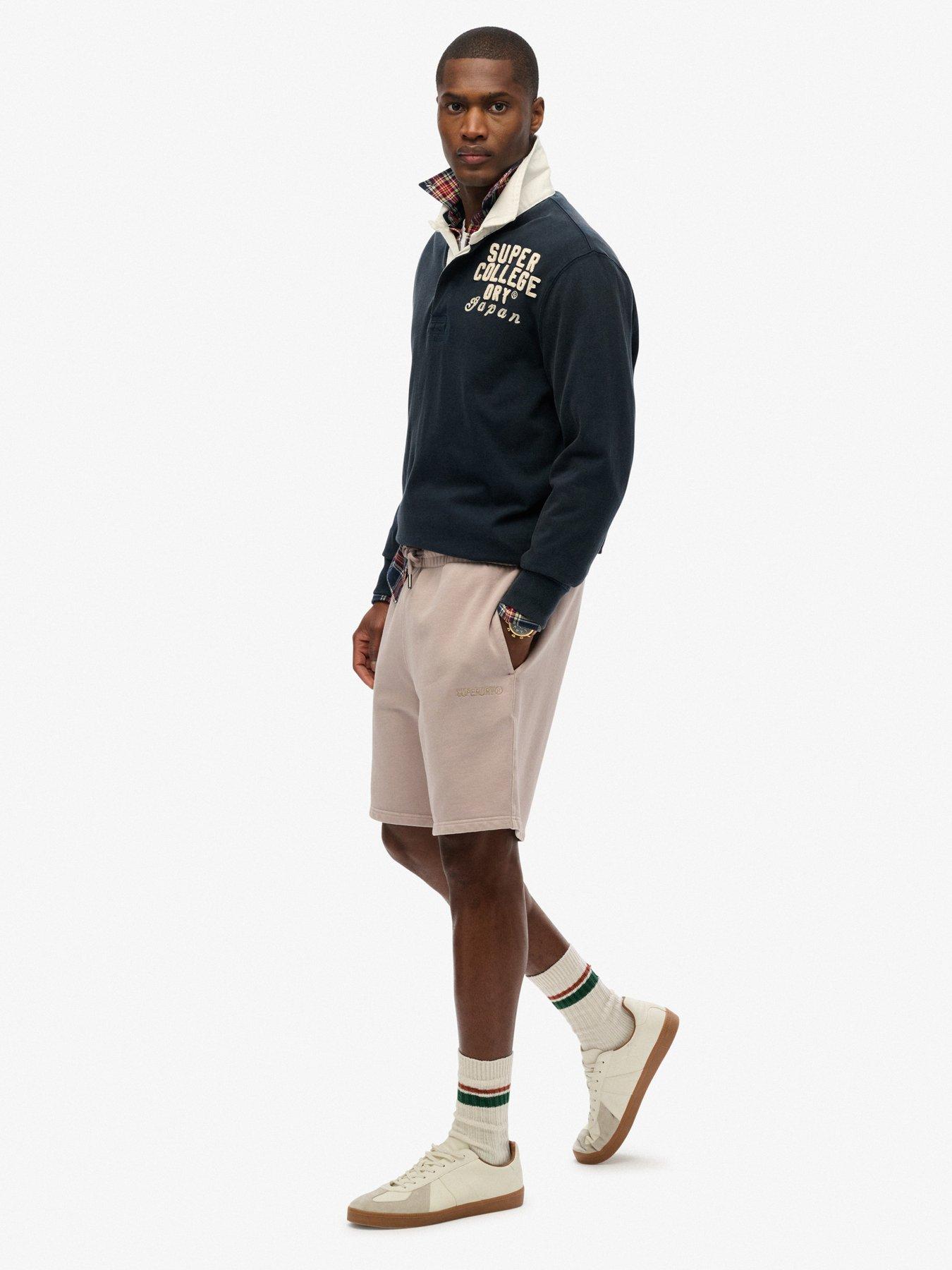 Image 5 of 6 of Superdry Micro Logo Shorts - Beige