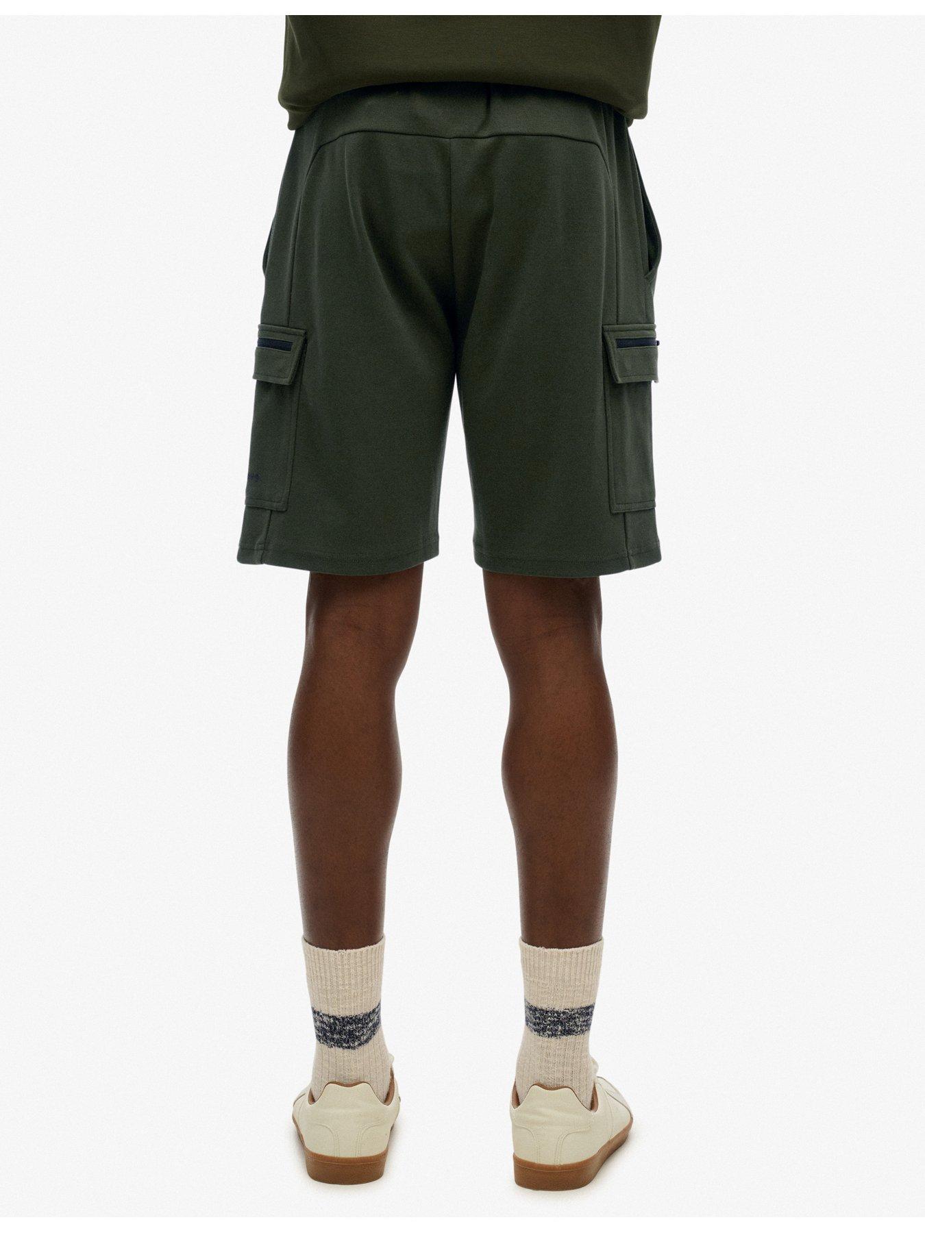  image of superdry-tech-logo-cargo-shorts-khaki