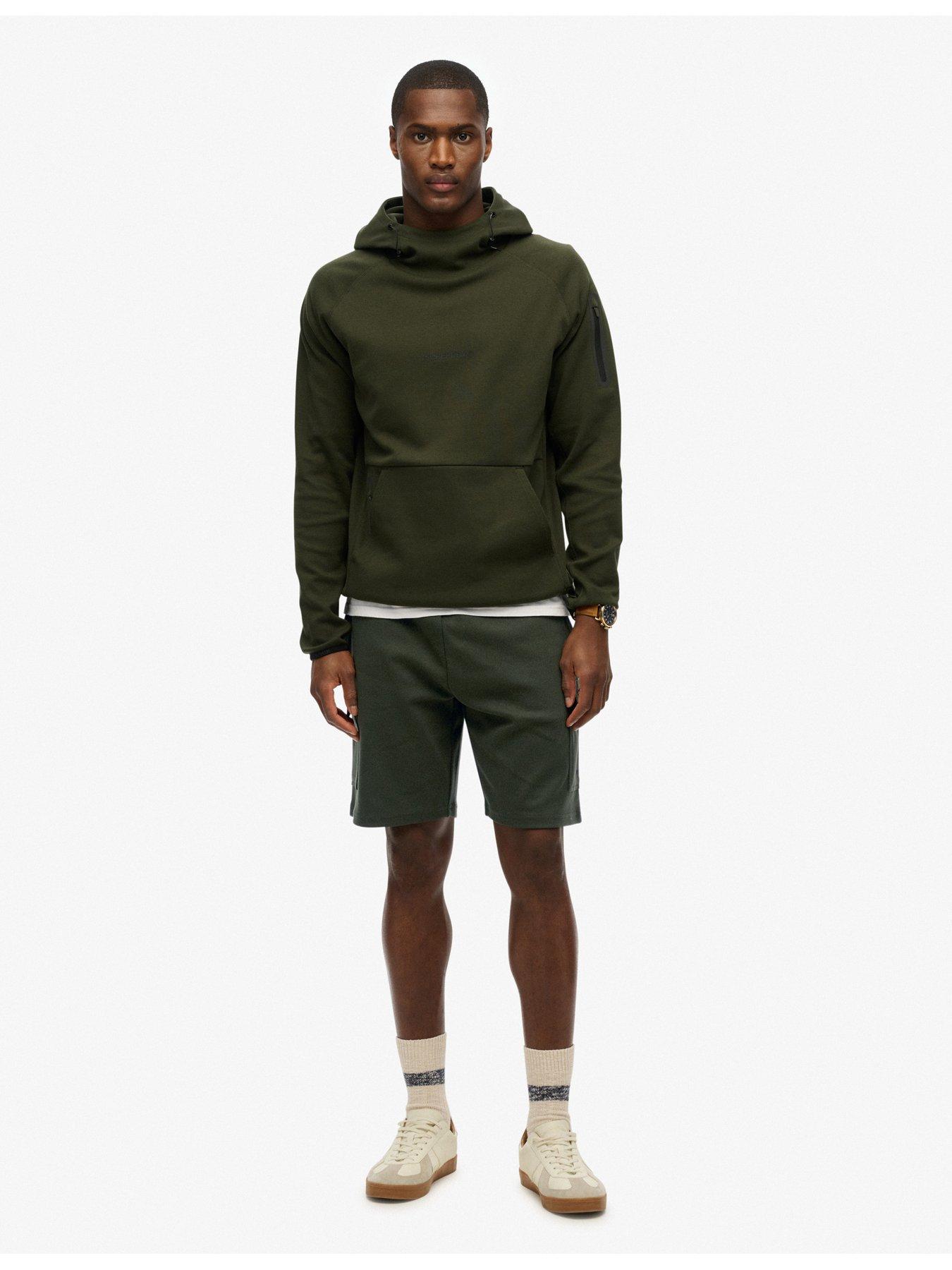  image of superdry-tech-logo-cargo-shorts-khaki
