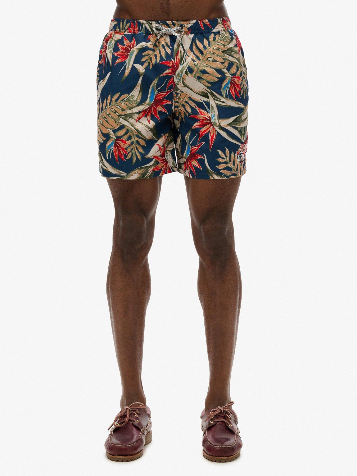 superdry-hawaiian-print-17-inch-swim-shorts-navy