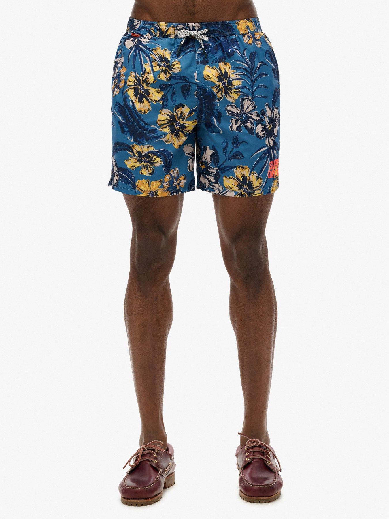 superdry-hawaiian-print-17-inch-swim-shorts-blue