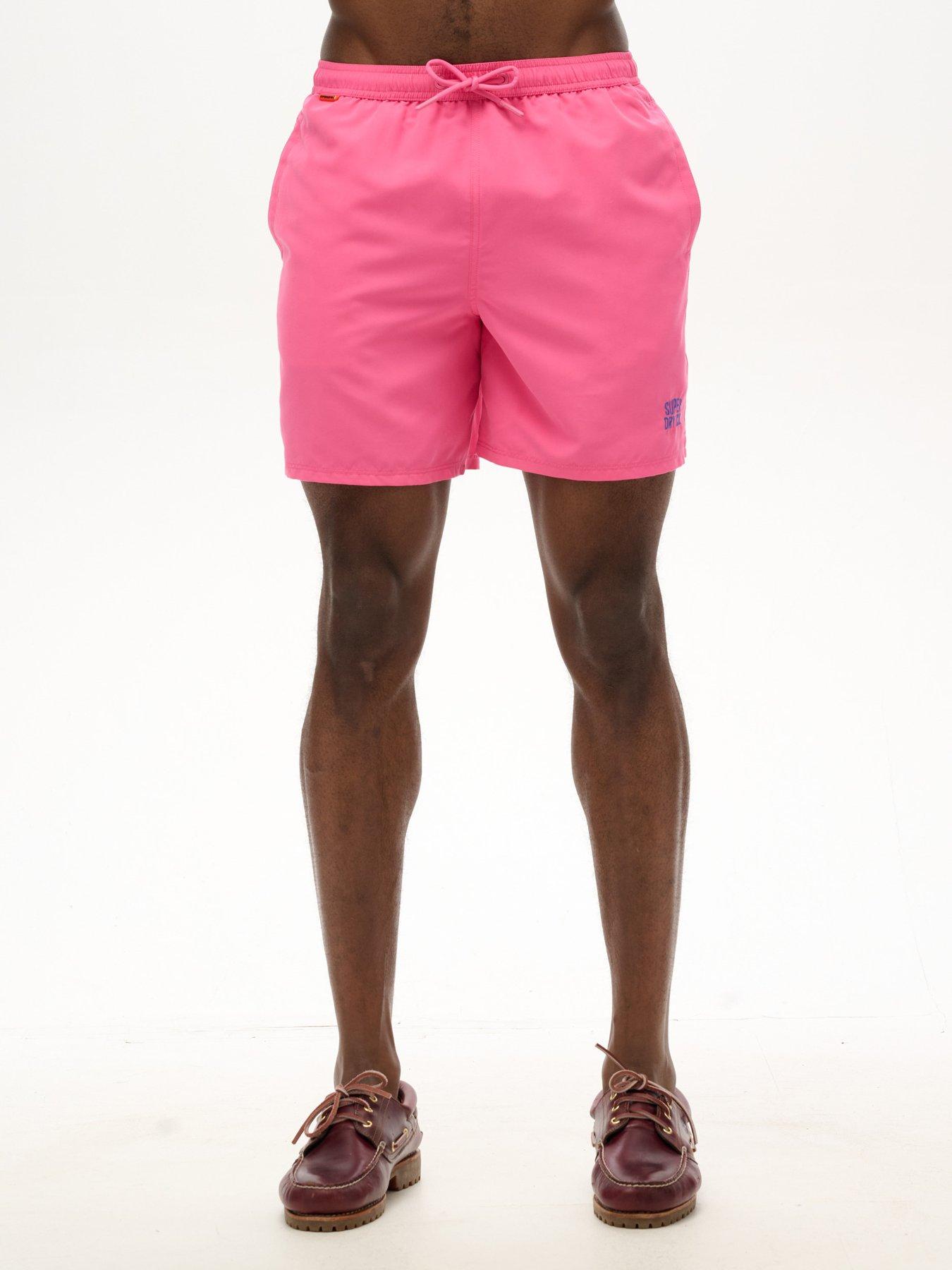 Superdry Essential 17-inch Swim Shorts - Pink
