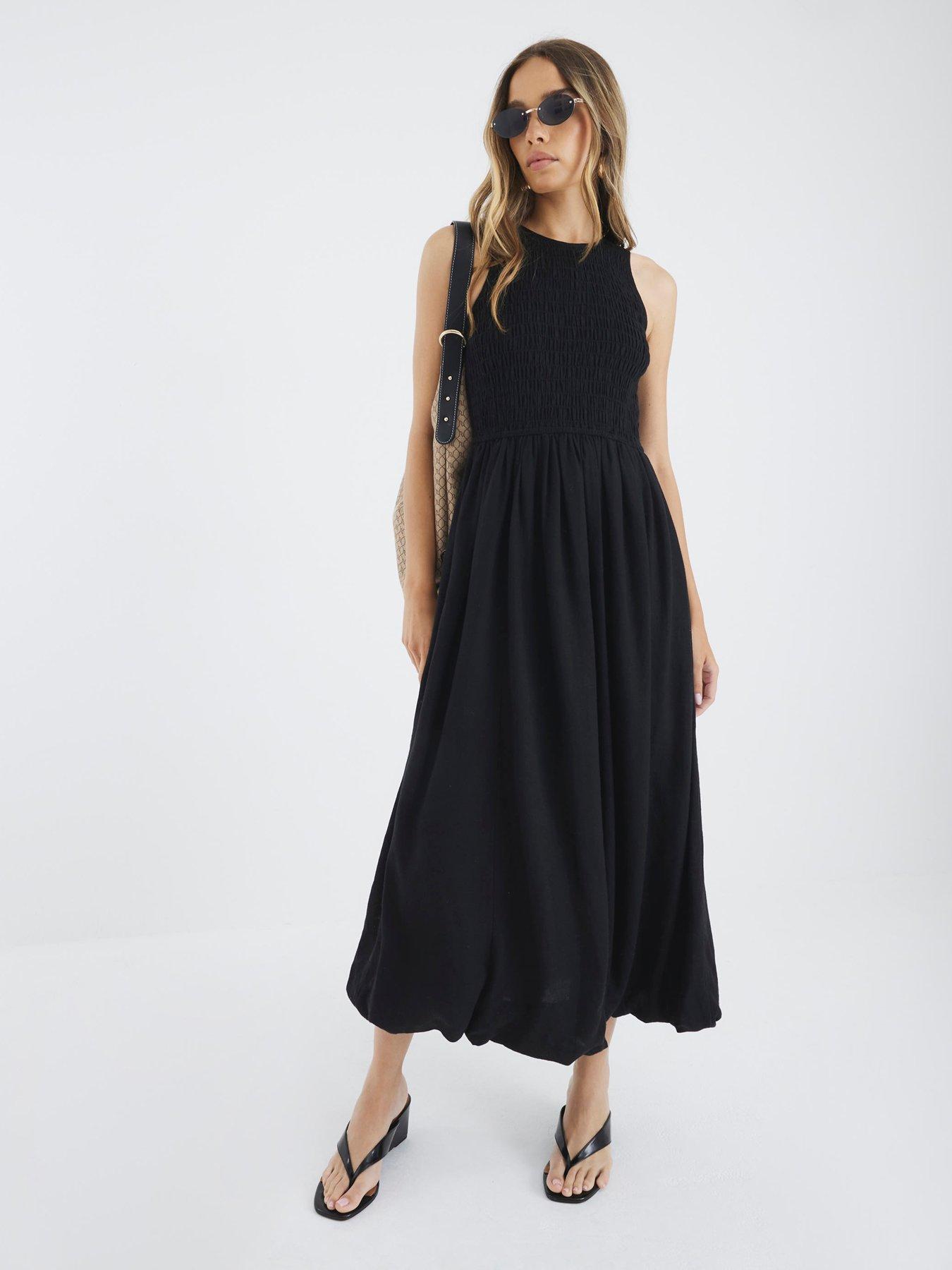 undefined Mini Racer Dress - Black