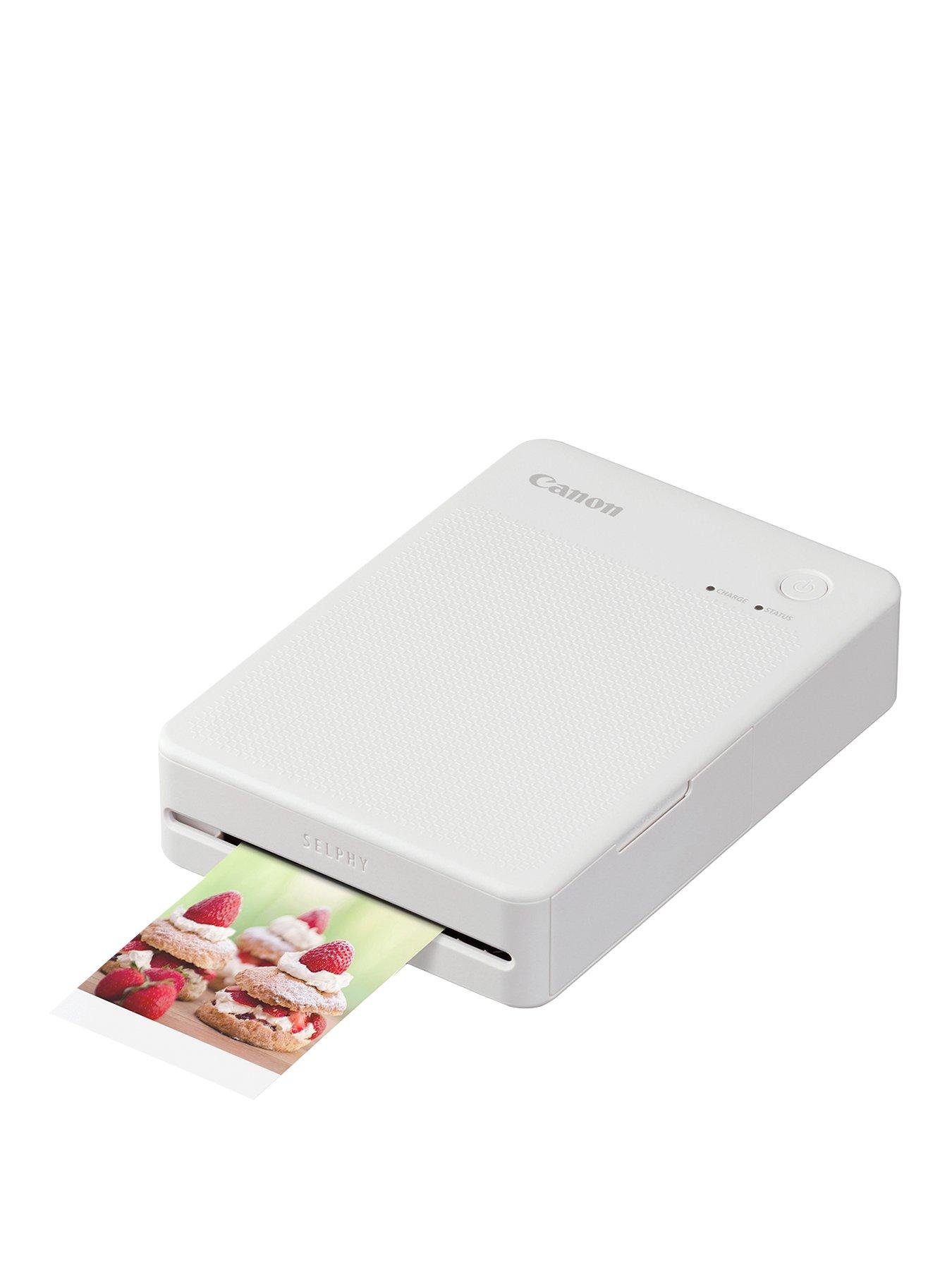 Canon Selphy QX20 Instant Photo Printer - Sand White
