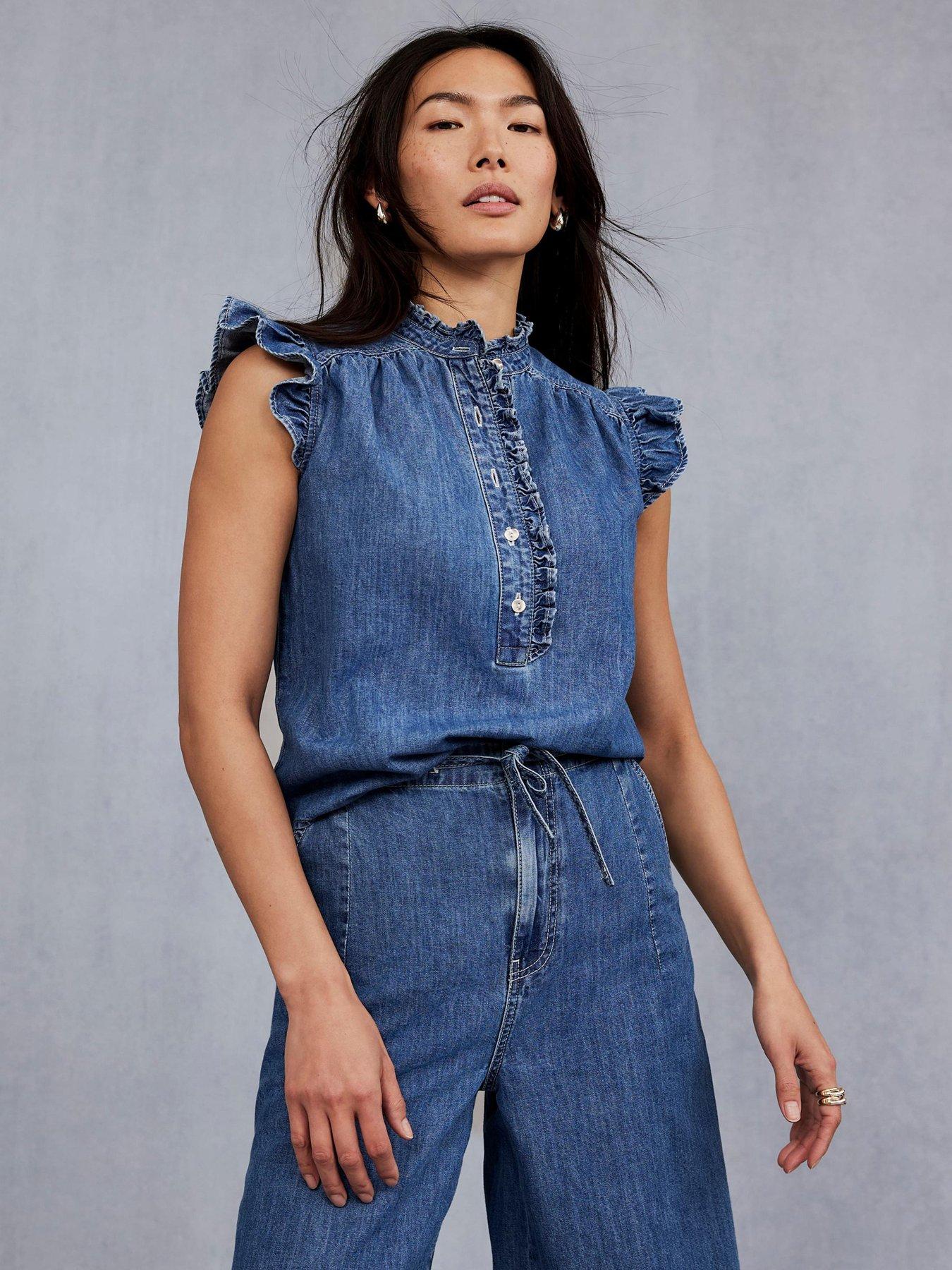 mint-velvet-indigo-denim-ss-ruffle-blouse