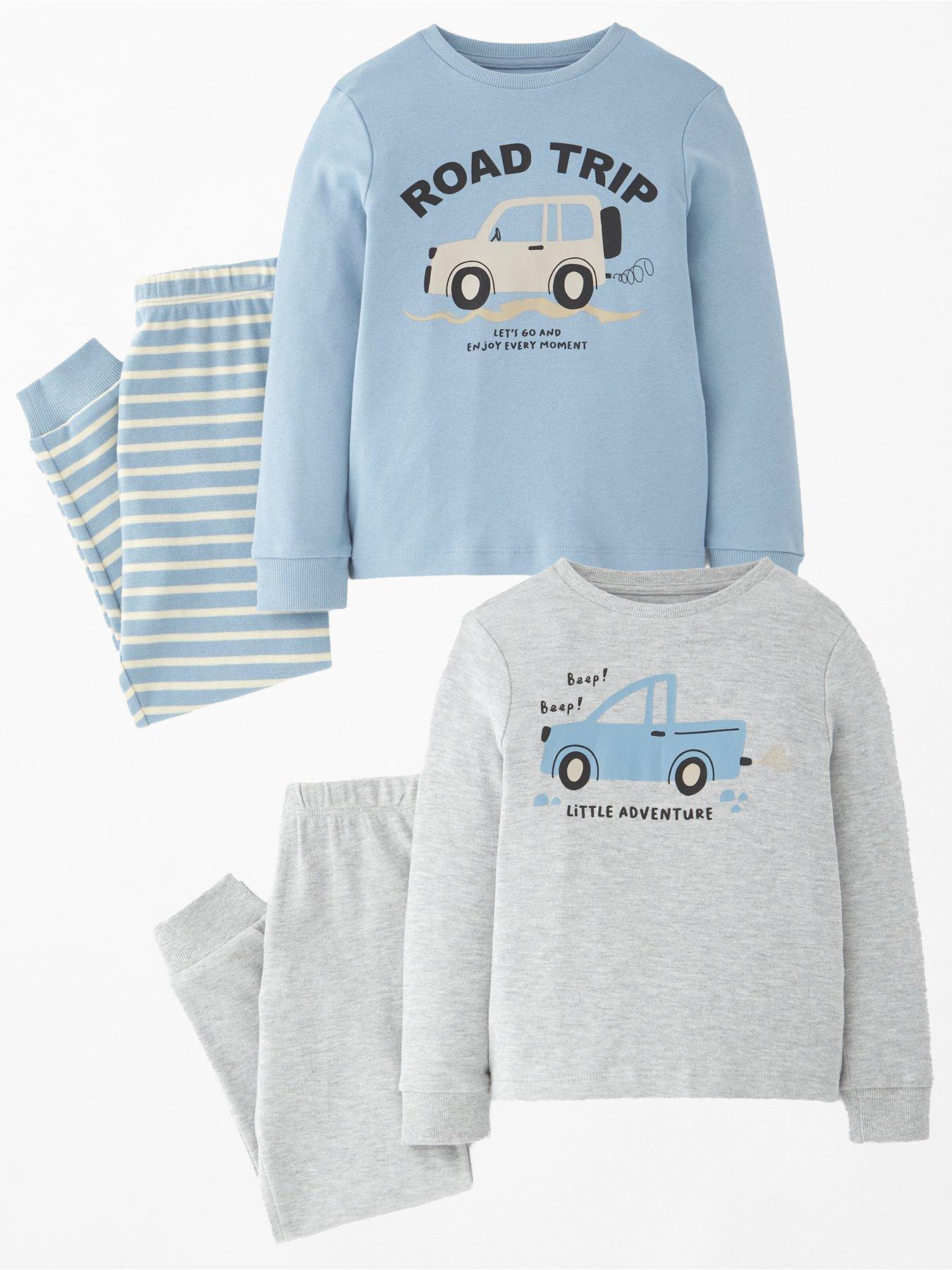 The Very Collection 2 Pack Road Trip Pyjamas - Multi