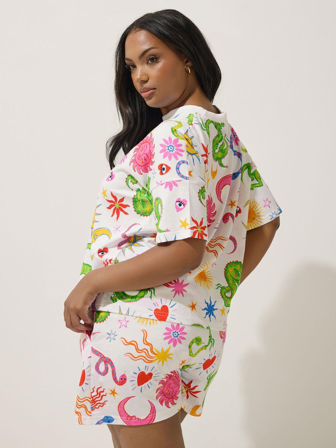 stillFront image of yours-curve-mystic-pj-set-white