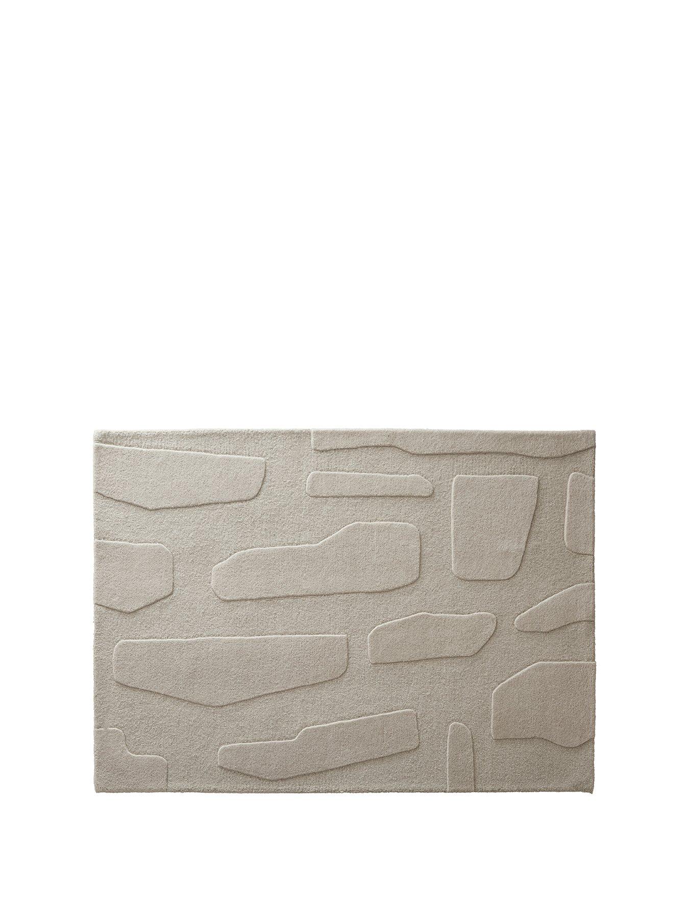 Image 2 of 5 of The Very Collection Sculpted Wool Stone Rug