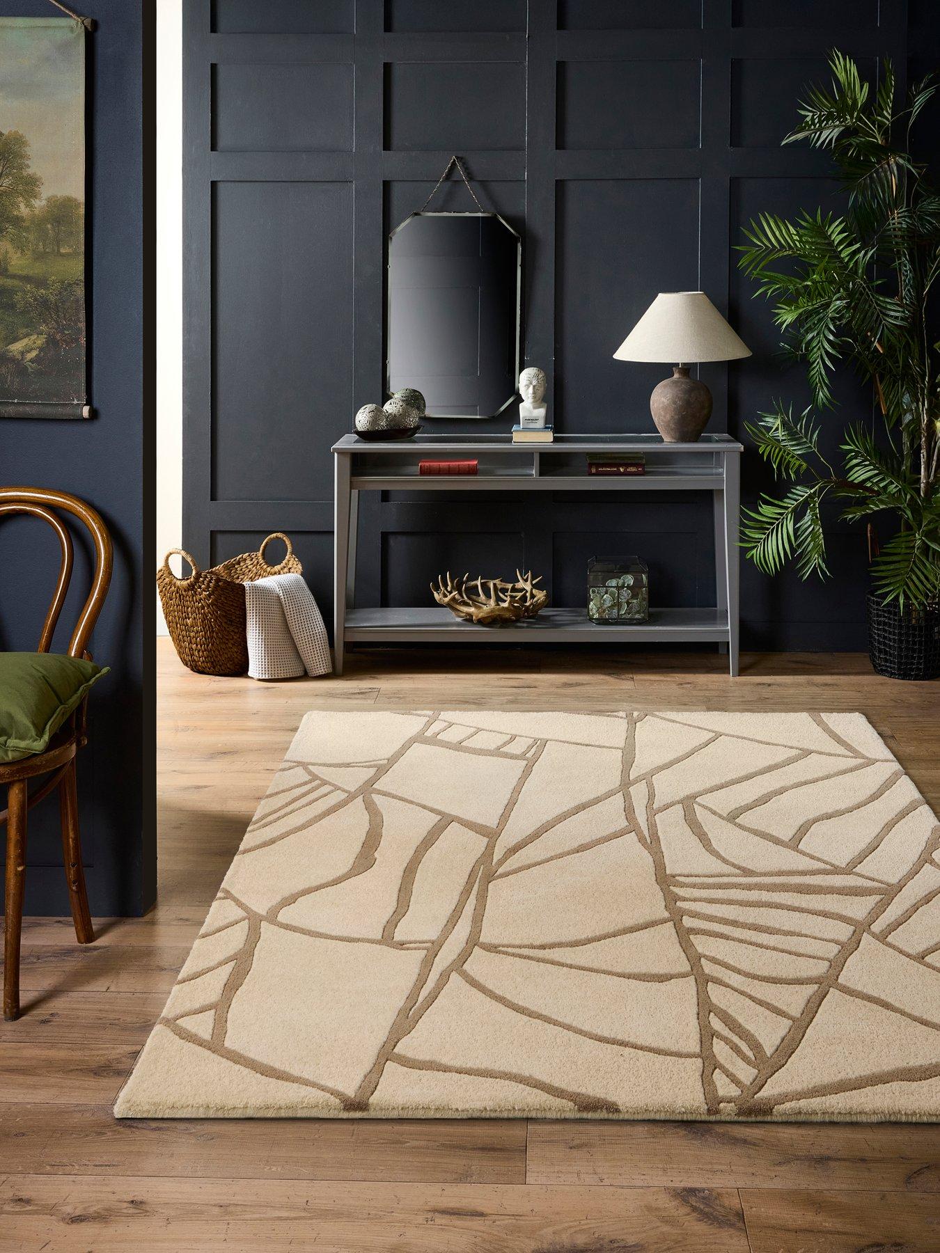 very-home-kintsugi-cream-wool-rug
