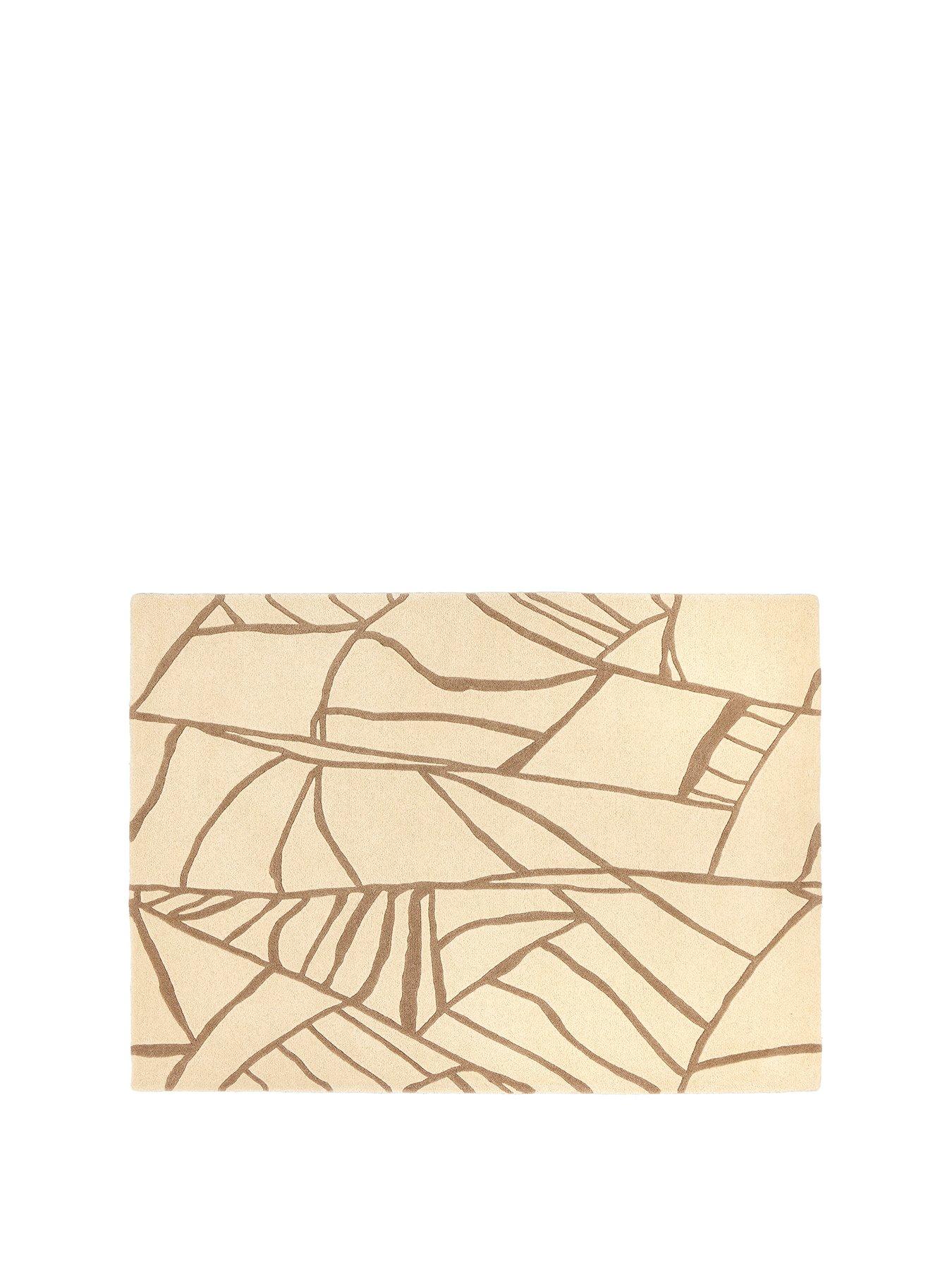  image of the-very-collection-kintsugi-cream-wool-rug
