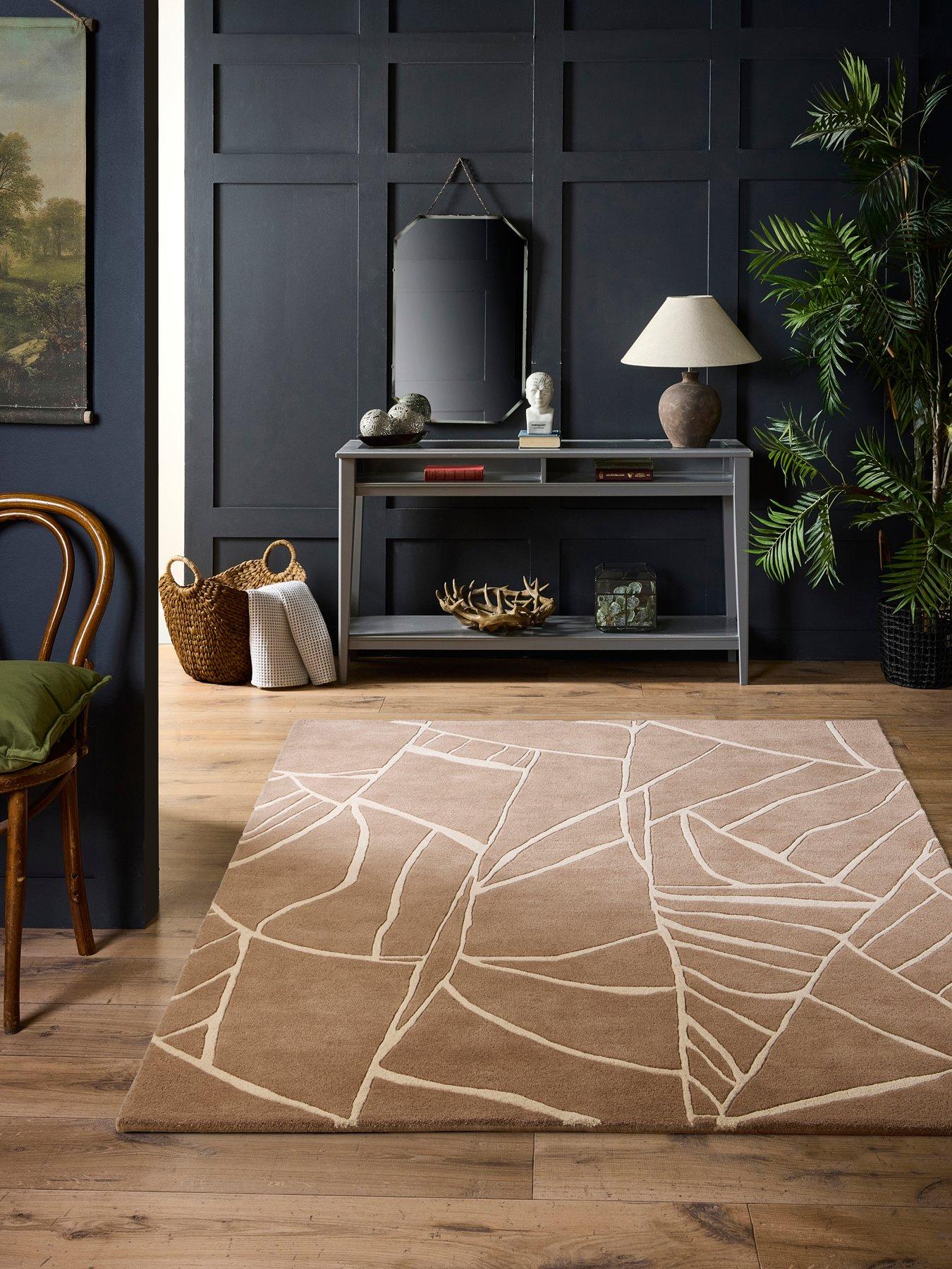  image of the-very-collection-kintsugi-taupe-wool-rug