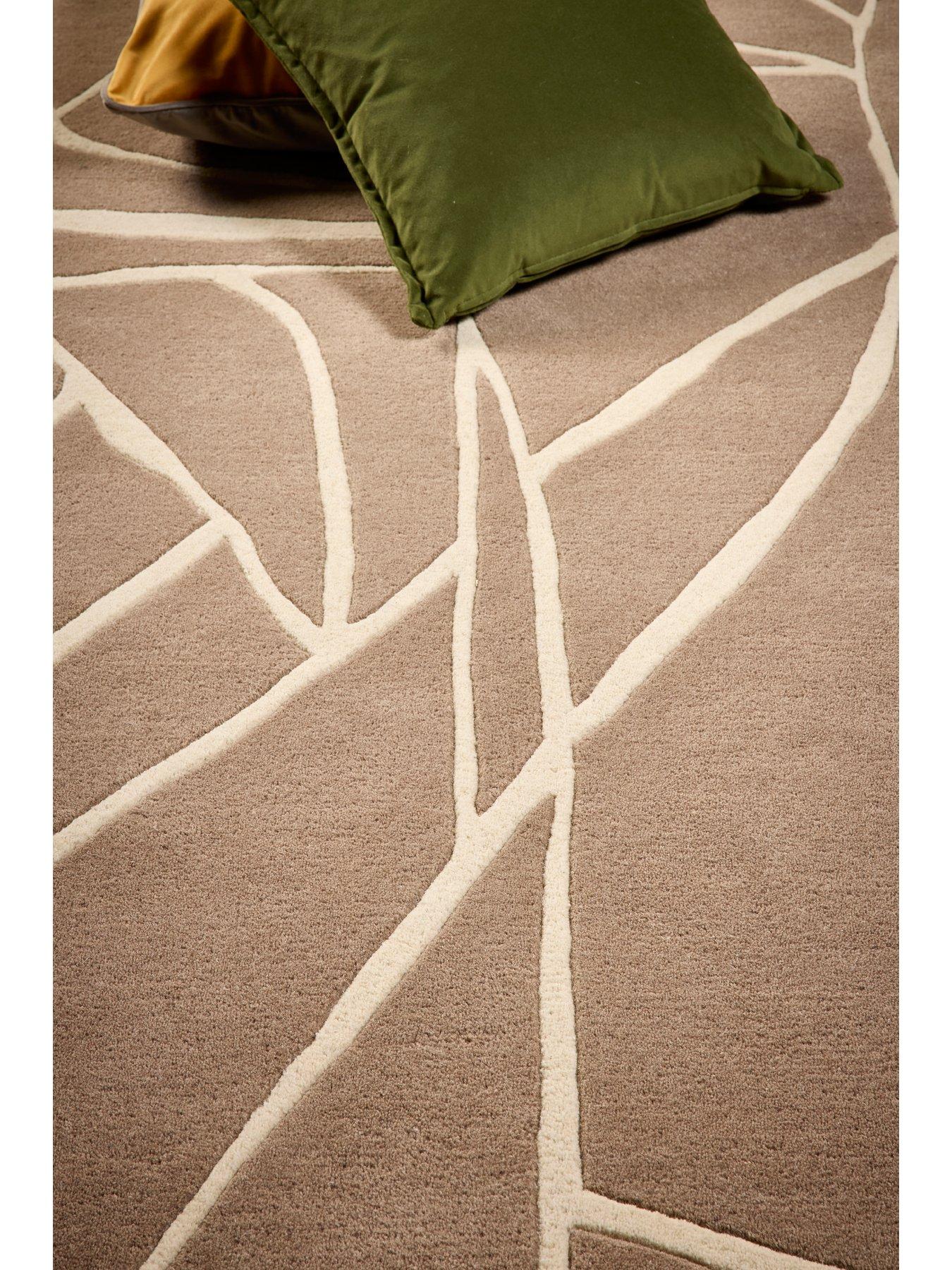  image of the-very-collection-kintsugi-taupe-wool-rug