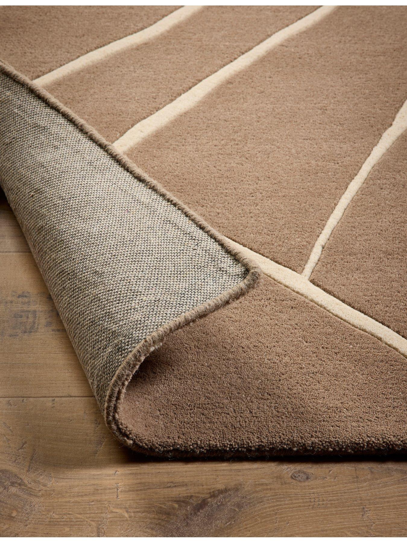  image of the-very-collection-kintsugi-taupe-wool-rug