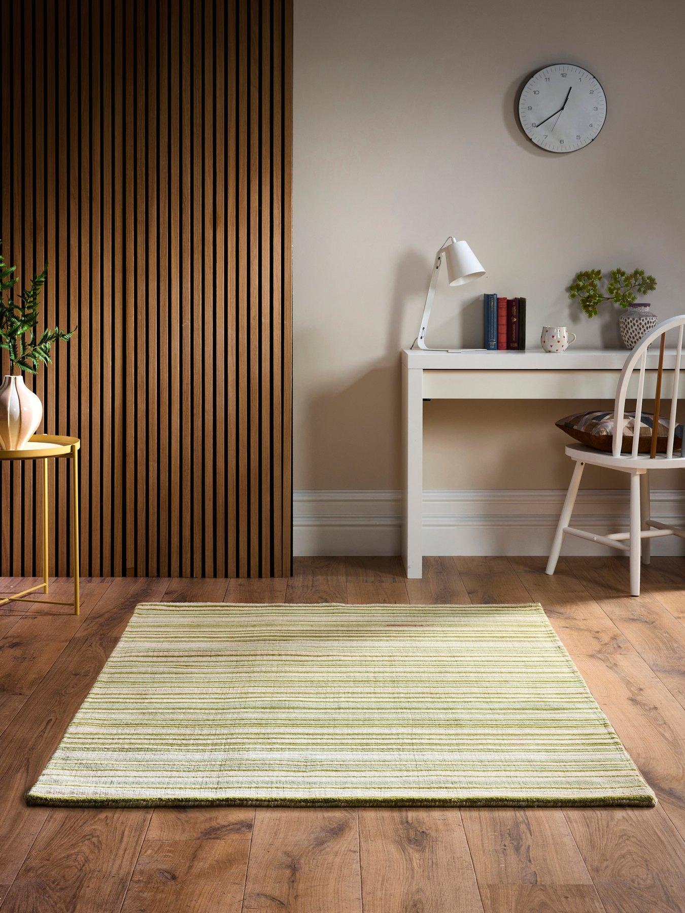 very-home-fine-stripes-green-rug