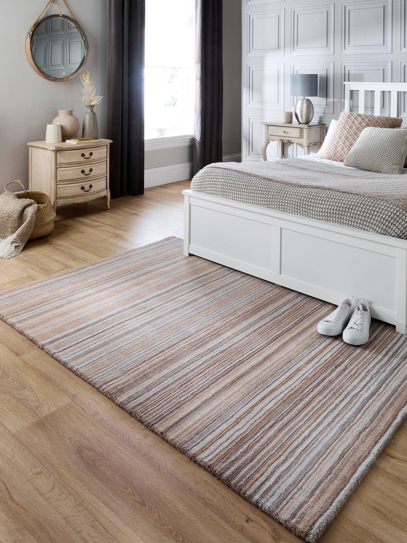  image of very-home-fine-stripes-beige-rug