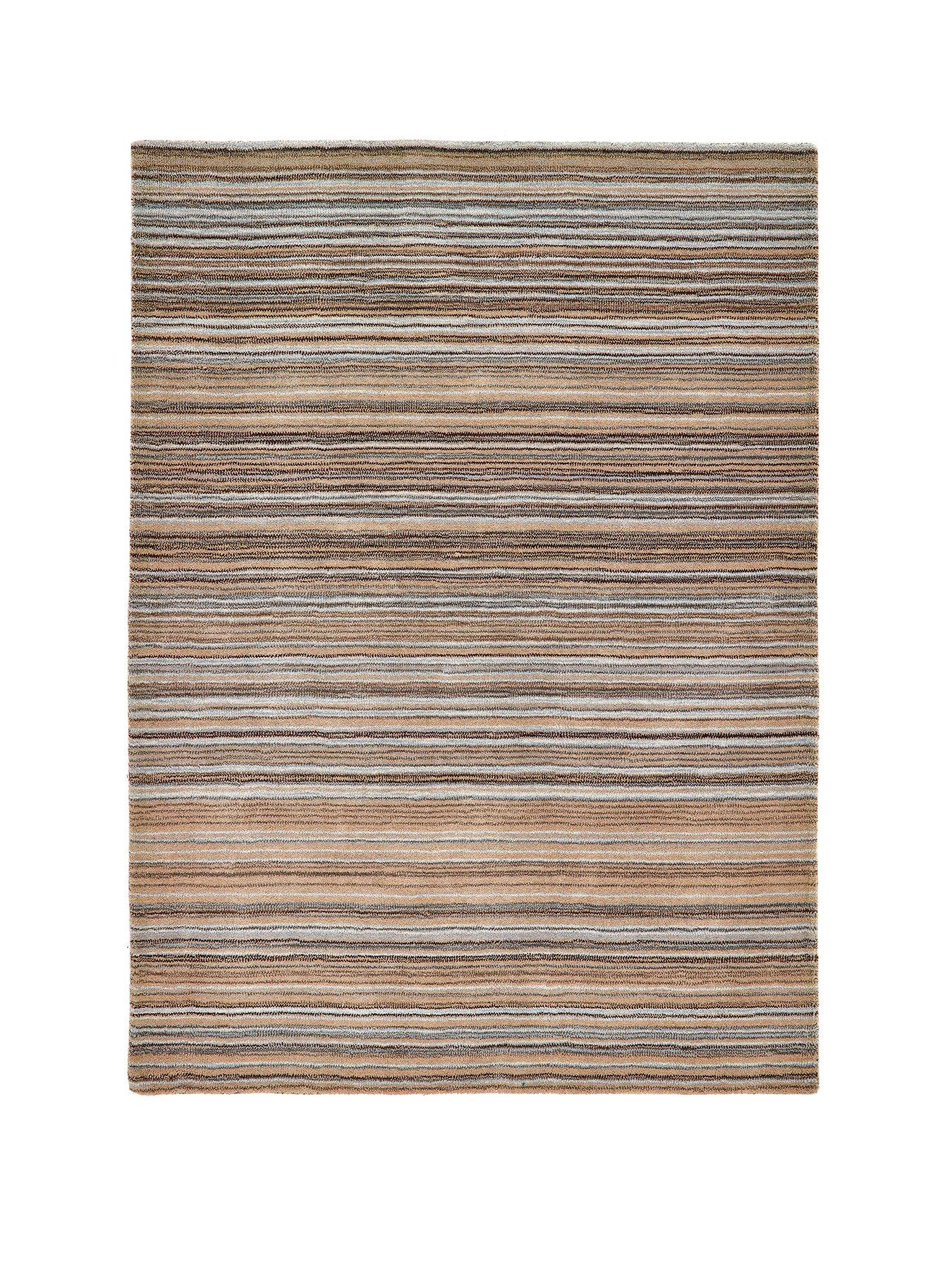  image of very-home-fine-stripes-beige-rug