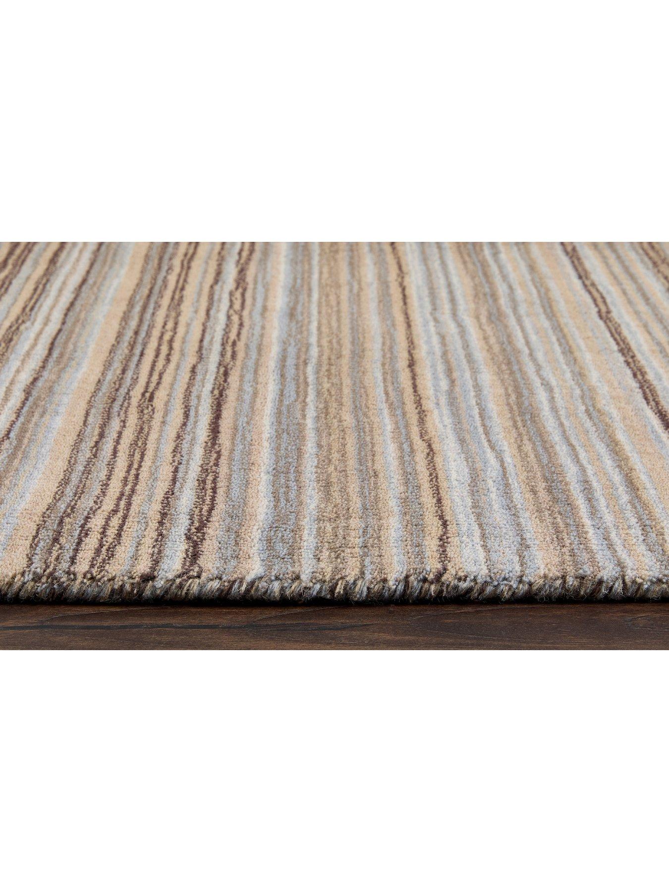 Image 3 of 4 of Very Home Fine Stripes Beige Runner