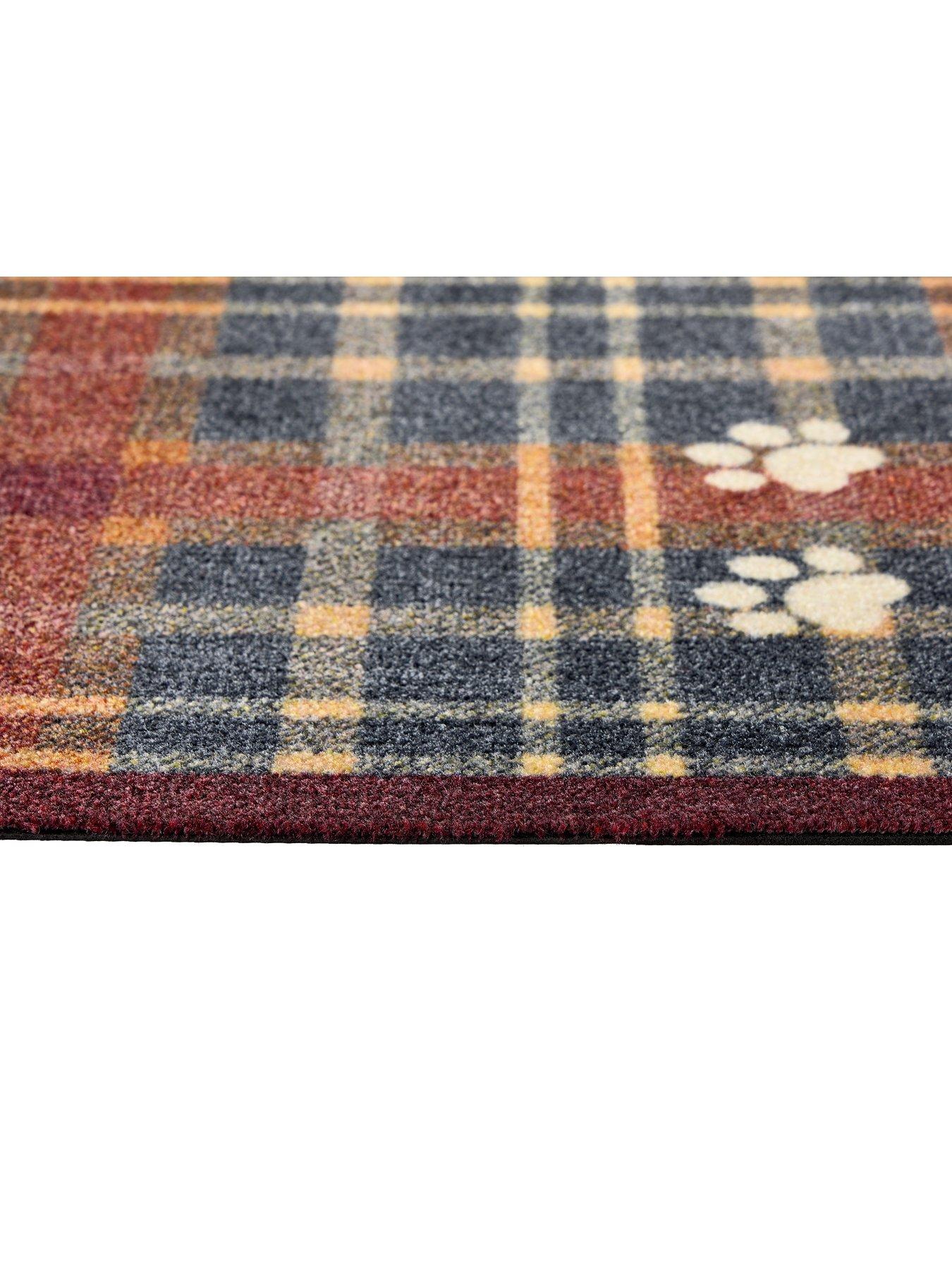 image of the-very-collection-plaid-paws-runner-multi