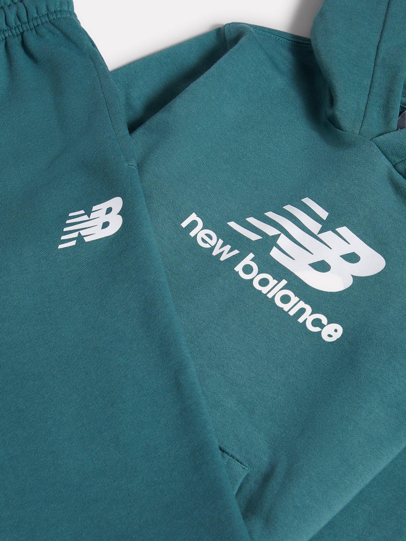  image of new-balance-junior-boys-french-terry-stacked-logo-hoodie-amp-jogger-set-green