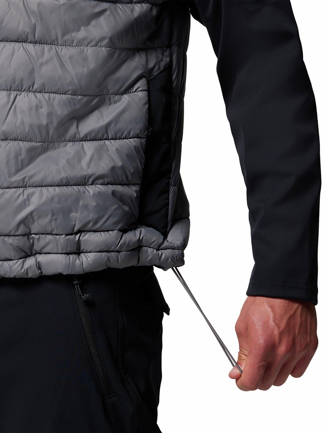 Image 4 of 6 of Columbia Men's Tech Hybrid Softshell Jacket - Grey