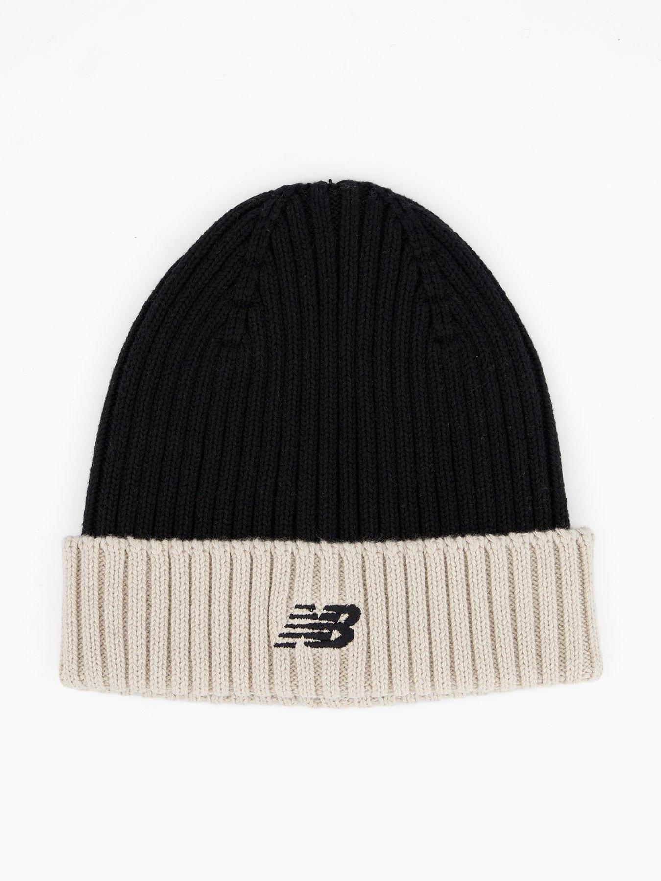 New Balance Kids Contrast Beanie - Black