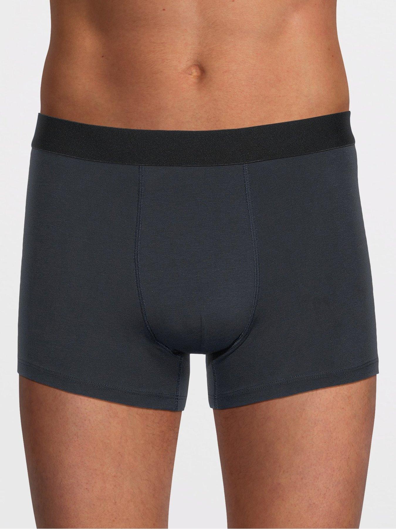 Image 2 of 3 of Very Man 5 Pack Trunks - Black/Navy/Burgundy