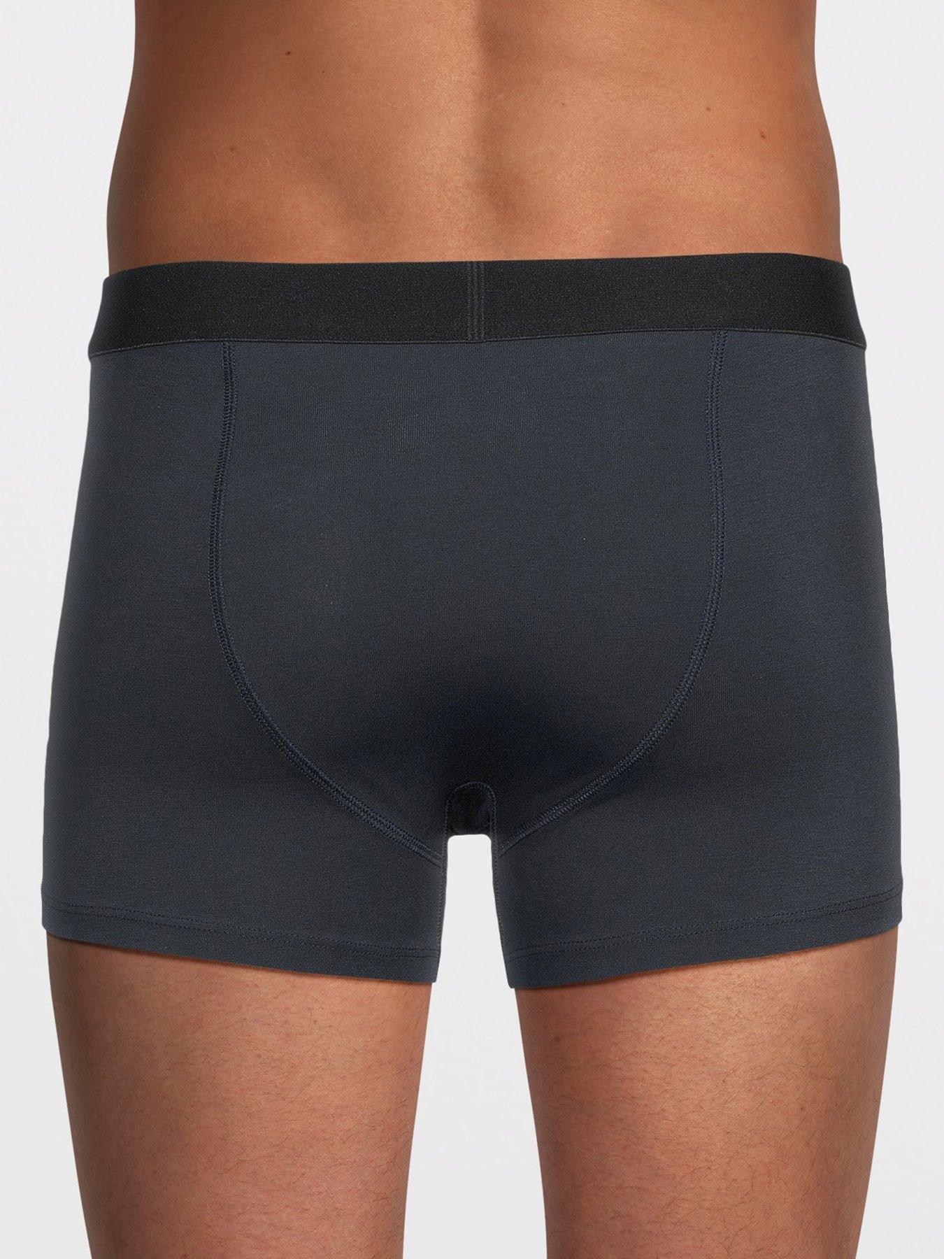 Image 3 of 3 of Very Man 5 Pack Trunks - Black/Navy/Burgundy