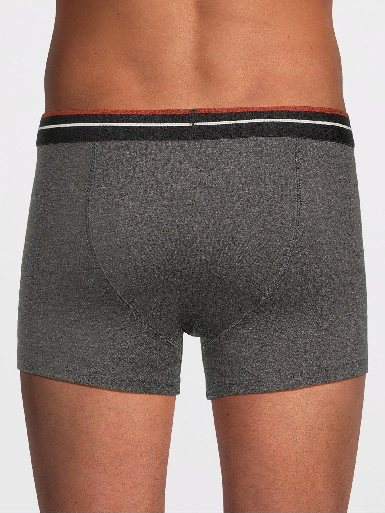 Image 3 of 3 of Very Man 3 Pack Trunks - Navy/Burgundy
