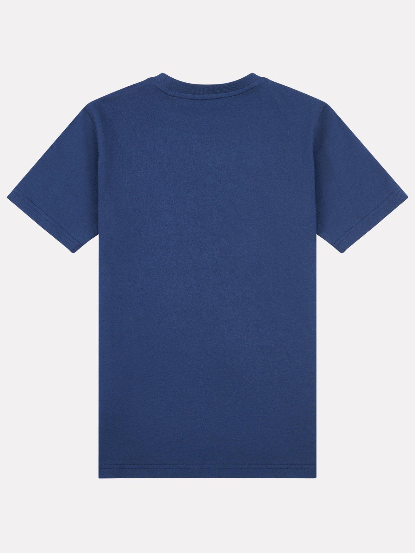  image of new-balance-junior-boys-jersey-stacked-logo-t-shirt-navy